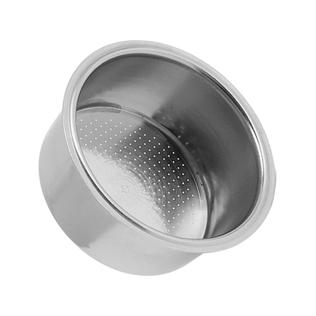 51mm Coffee Filter Basket Stainless Steel Non Pressurized with Fine Filter Coffee 2 Cup Filter for Coffee Machine Home