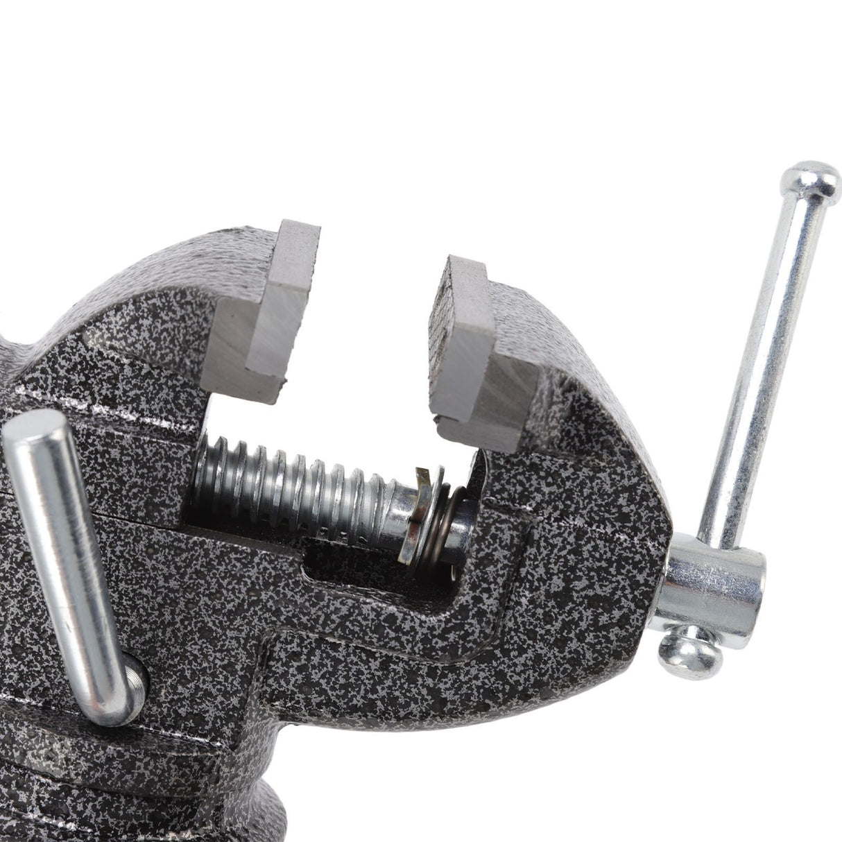 Bench Vise 360 Degree Rotating Cast Steel Small Clamp On Table Vise for Woodworking Jewelry Making