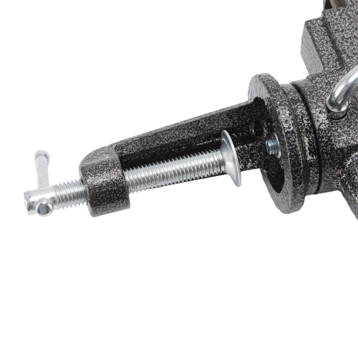 Bench Vise 360 Degree Rotating Cast Steel Small Clamp On Table Vise for Woodworking Jewelry Making