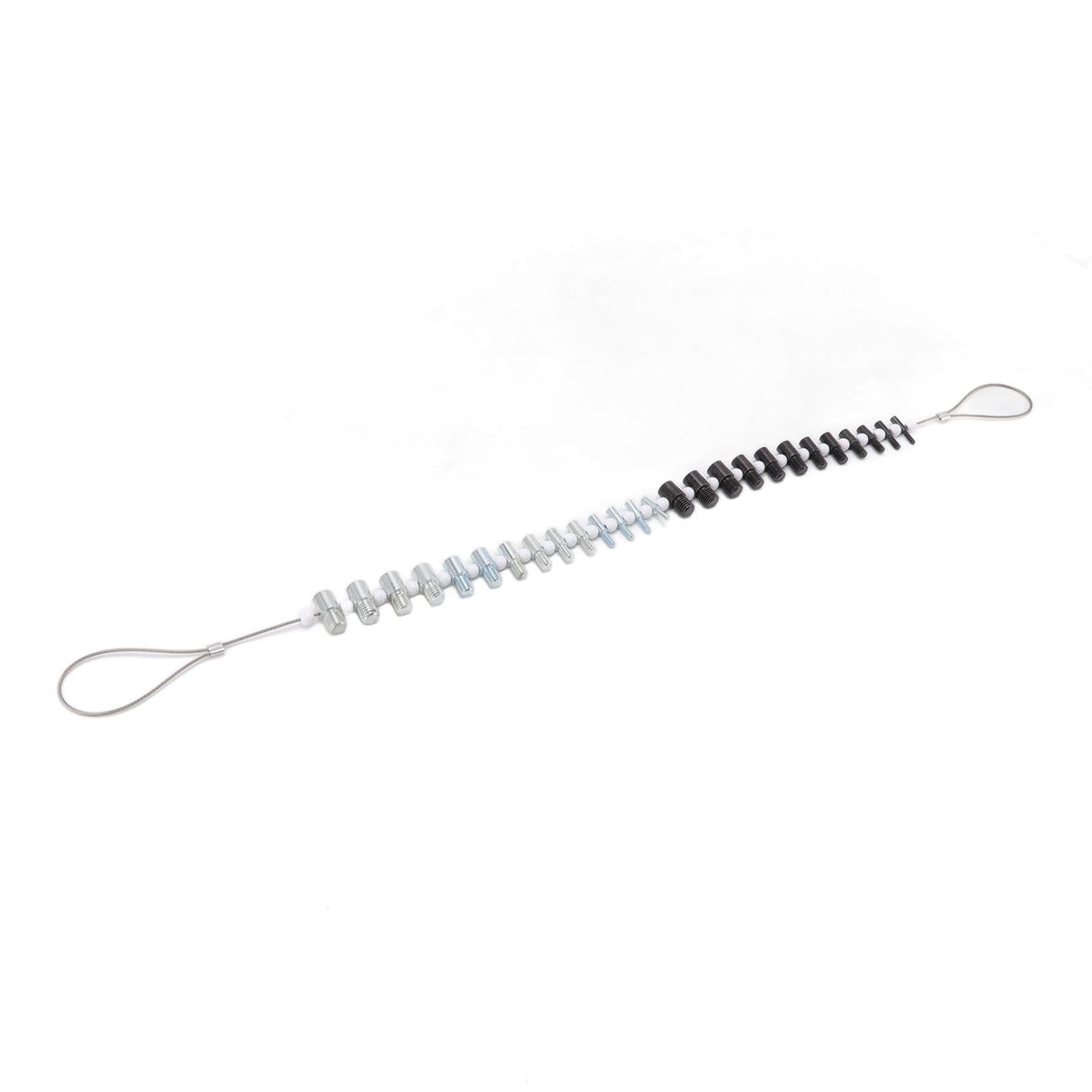 Nuts Screwbolts Thread Checker 26 Male Female Thread Identification Tool with 14 Inch and 12 Metric Gauges