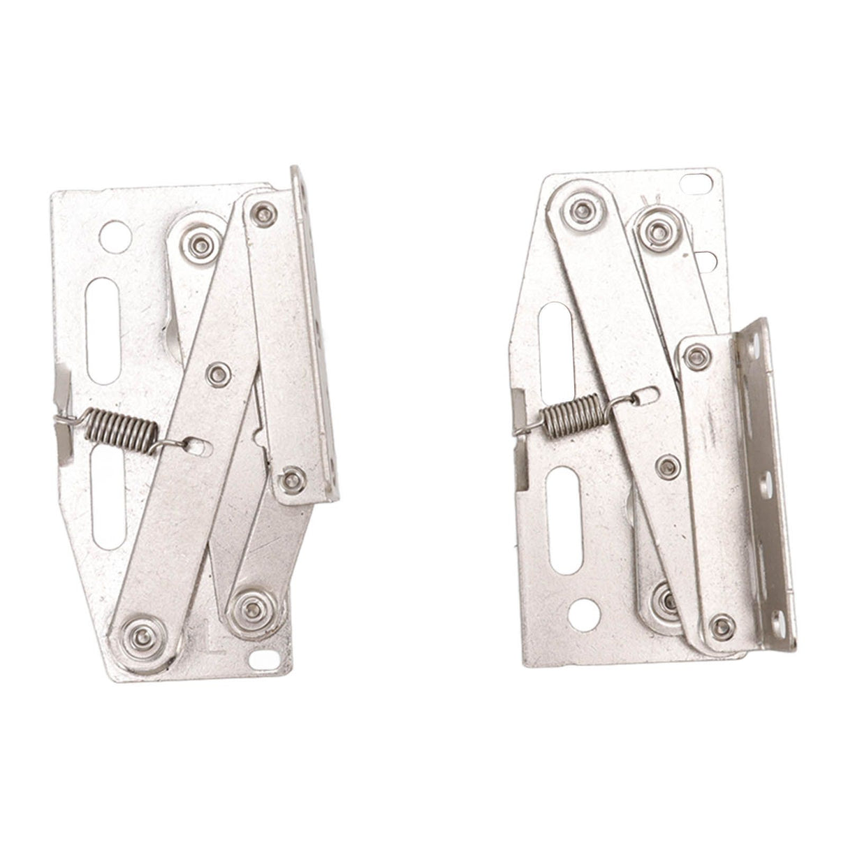 2 Sets Cabinet Door Hinges 45 Degrees Down Flip Door Scissor Spring Hinge Furniture Hardware Accessories