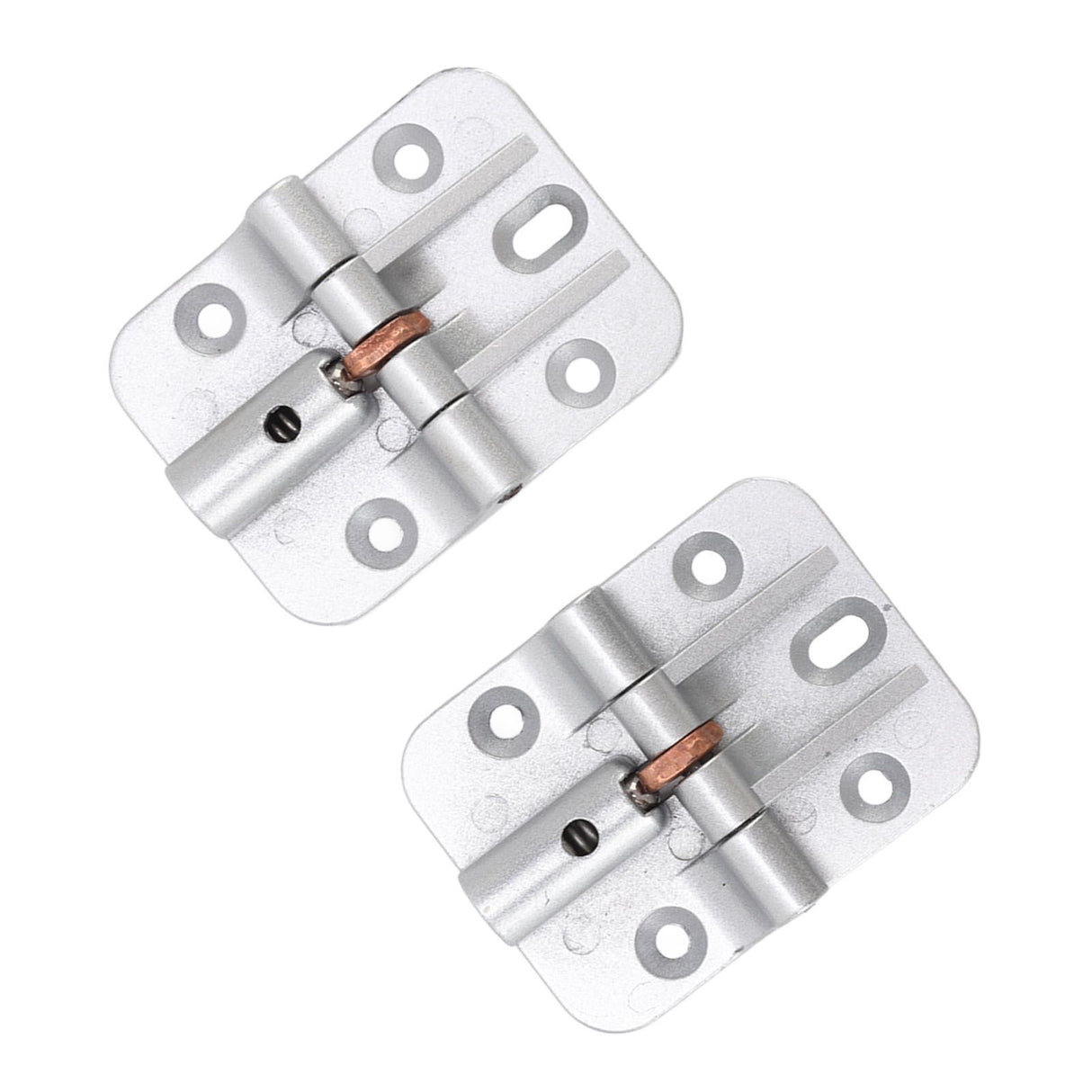 2Pcs 90 Degree Positioning Wardrobe Door Hinge Zinc Alloy 180 Degree Limit Door Hinges for Cabinets Cupboard