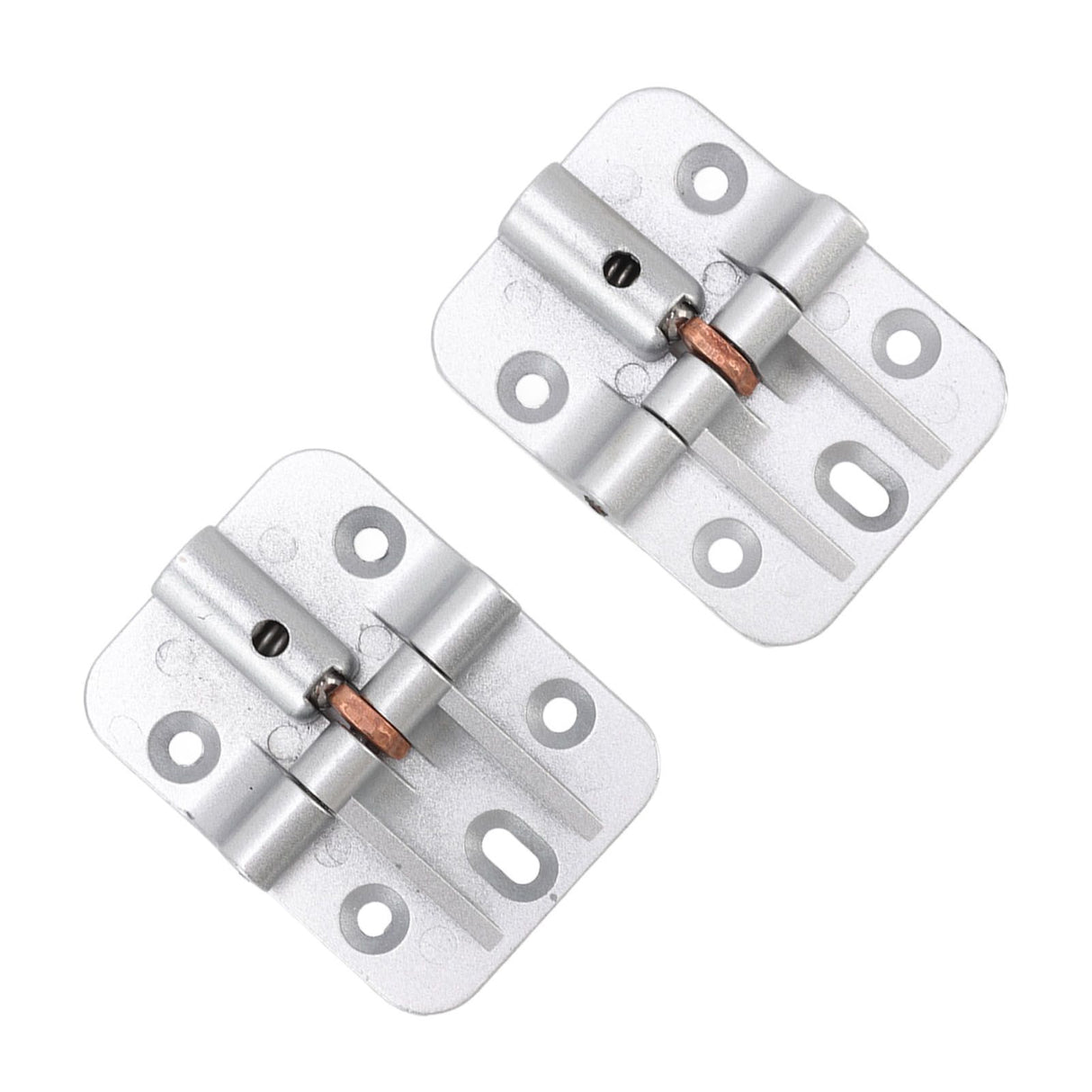 2Pcs 90 Degree Positioning Wardrobe Door Hinge Zinc Alloy 180 Degree Limit Door Hinges for Cabinets Cupboard