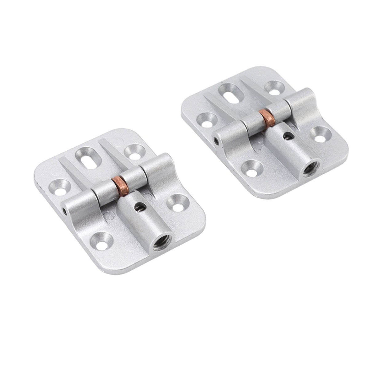 2Pcs 90 Degree Positioning Wardrobe Door Hinge Zinc Alloy 180 Degree Limit Door Hinges for Cabinets Cupboard