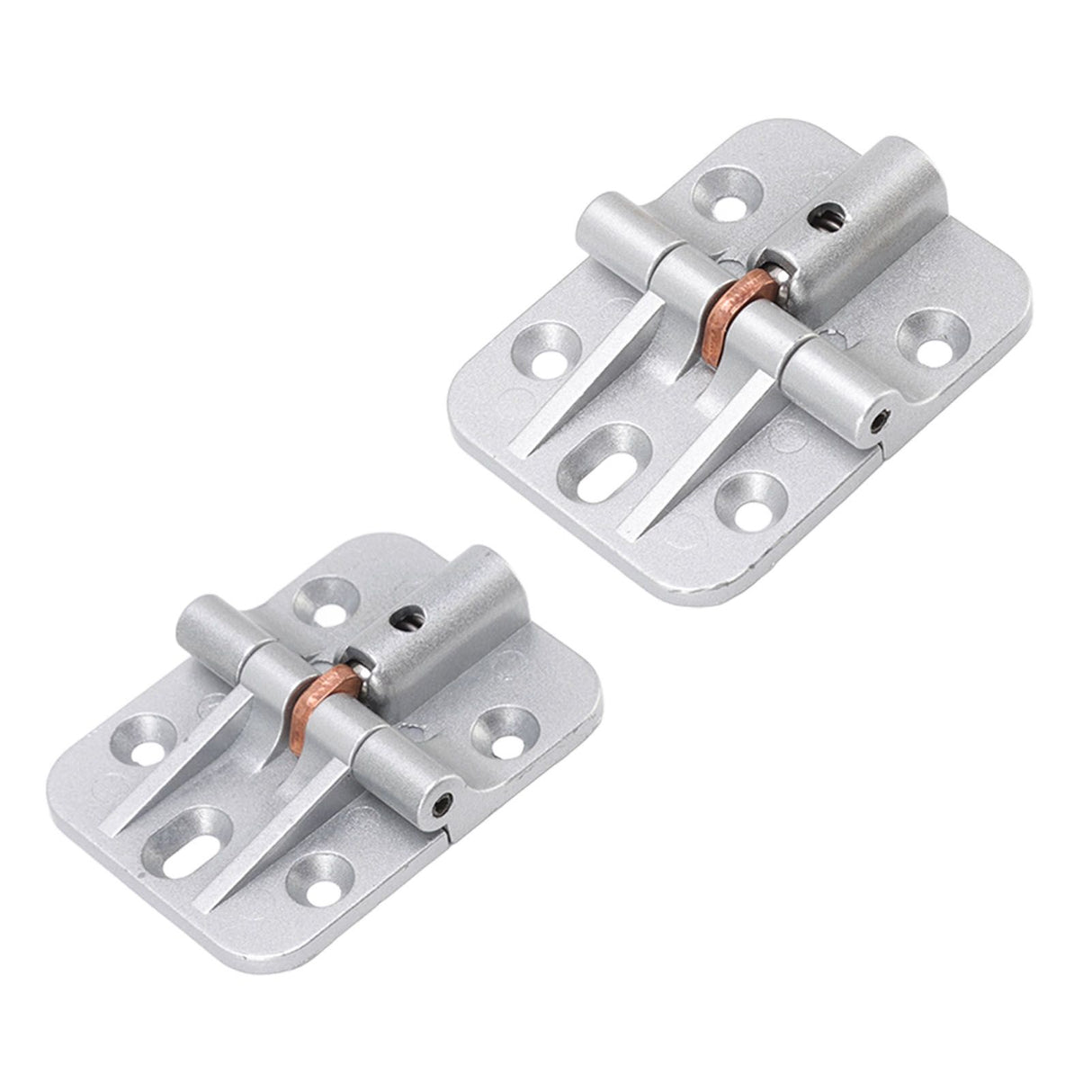 2Pcs 90 Degree Positioning Wardrobe Door Hinge Zinc Alloy 180 Degree Limit Door Hinges for Cabinets Cupboard