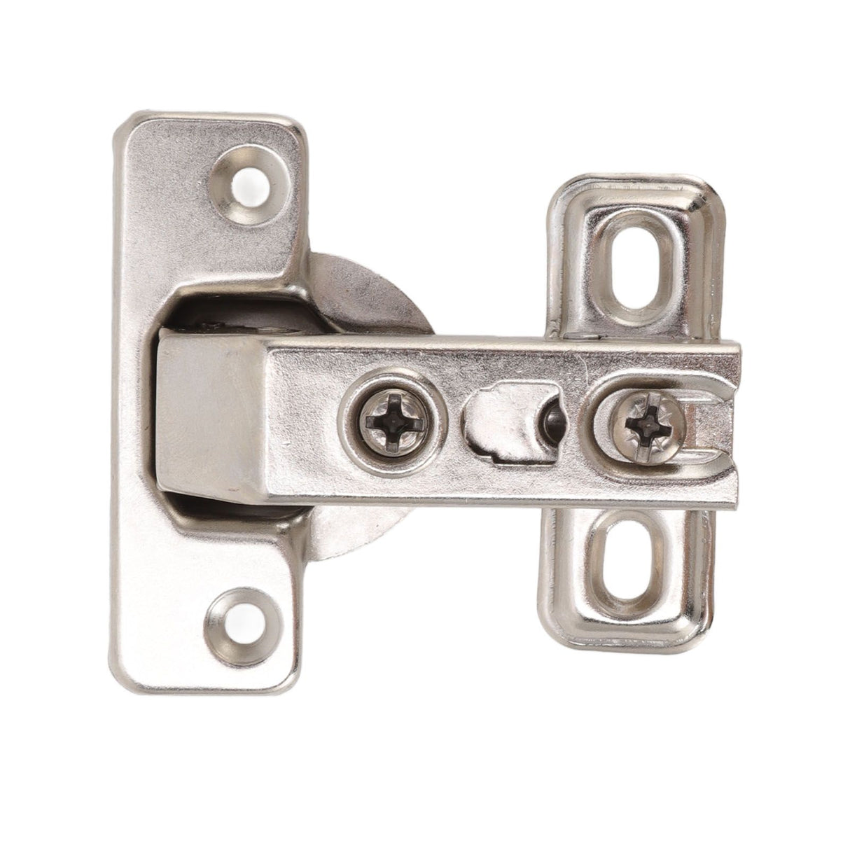 3Pcs Folding Hinges Zinc Alloy 180 Degree Integral Short Arm Hinge Set Hardware for Cabinet Wardrobe Door Table