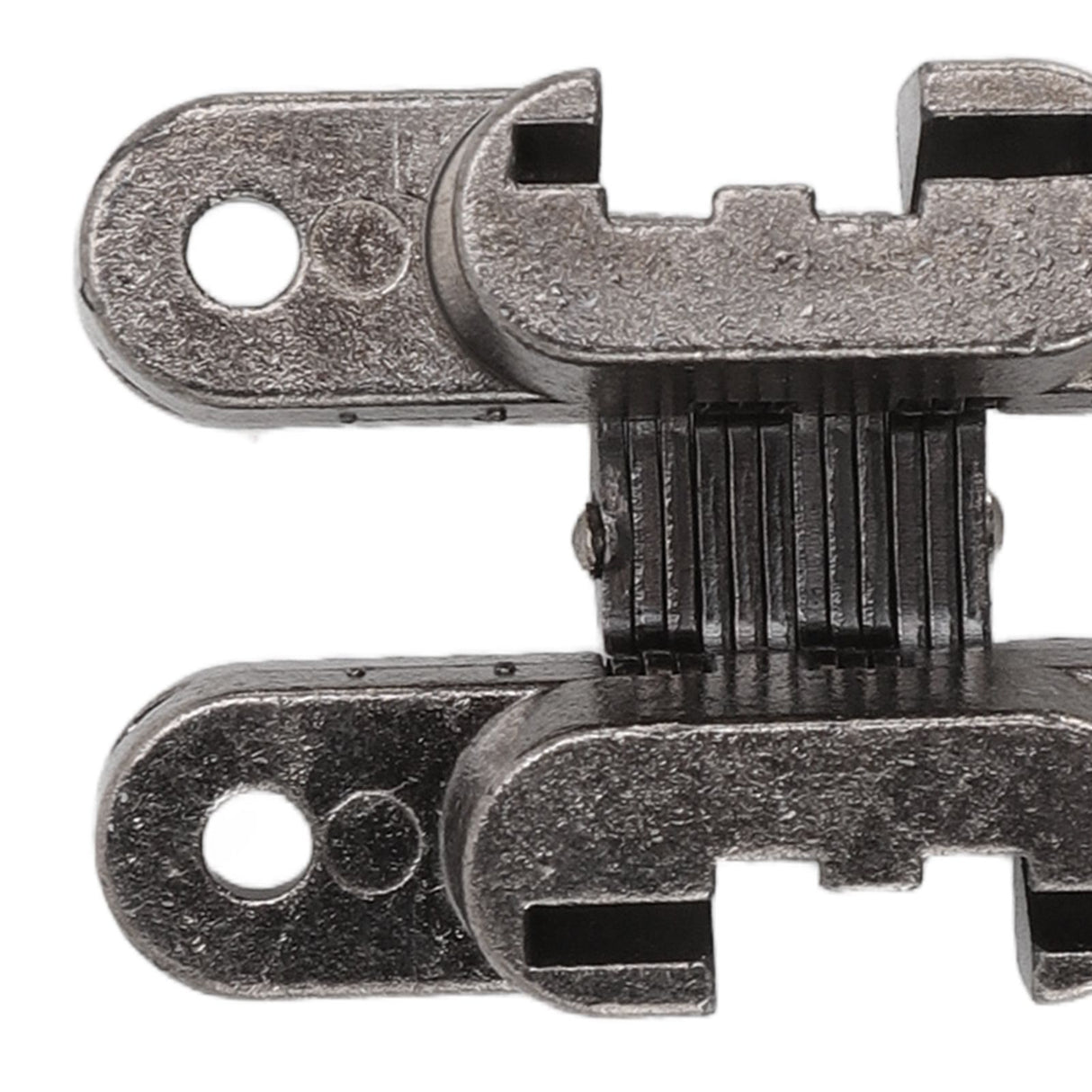 3 Pcs 43mm Mini Door Lock Hinges Invisible 180 Degree Zinc Alloy Cross Hinge for Cabinet Jewel Box