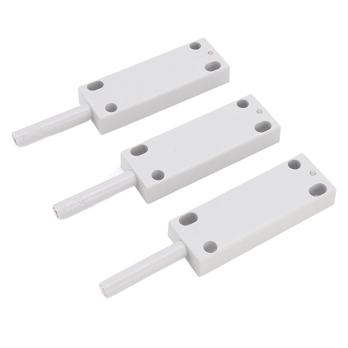 3pcs Magnetic Touch Push Open Latch Adjustable Drawer Wardrobe Magnetic Push Catch for 2.5m Cabinet Door 30‑50N