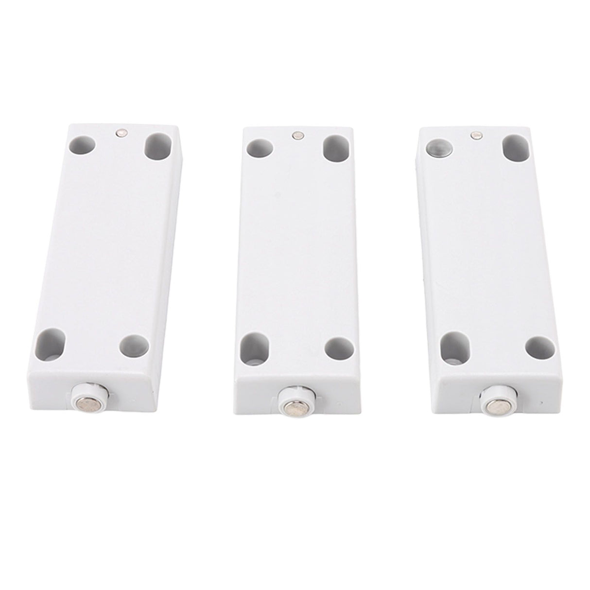 3pcs Magnetic Touch Push Open Latch Adjustable Drawer Wardrobe Magnetic Push Catch for 2.5m Cabinet Door 30‑50N