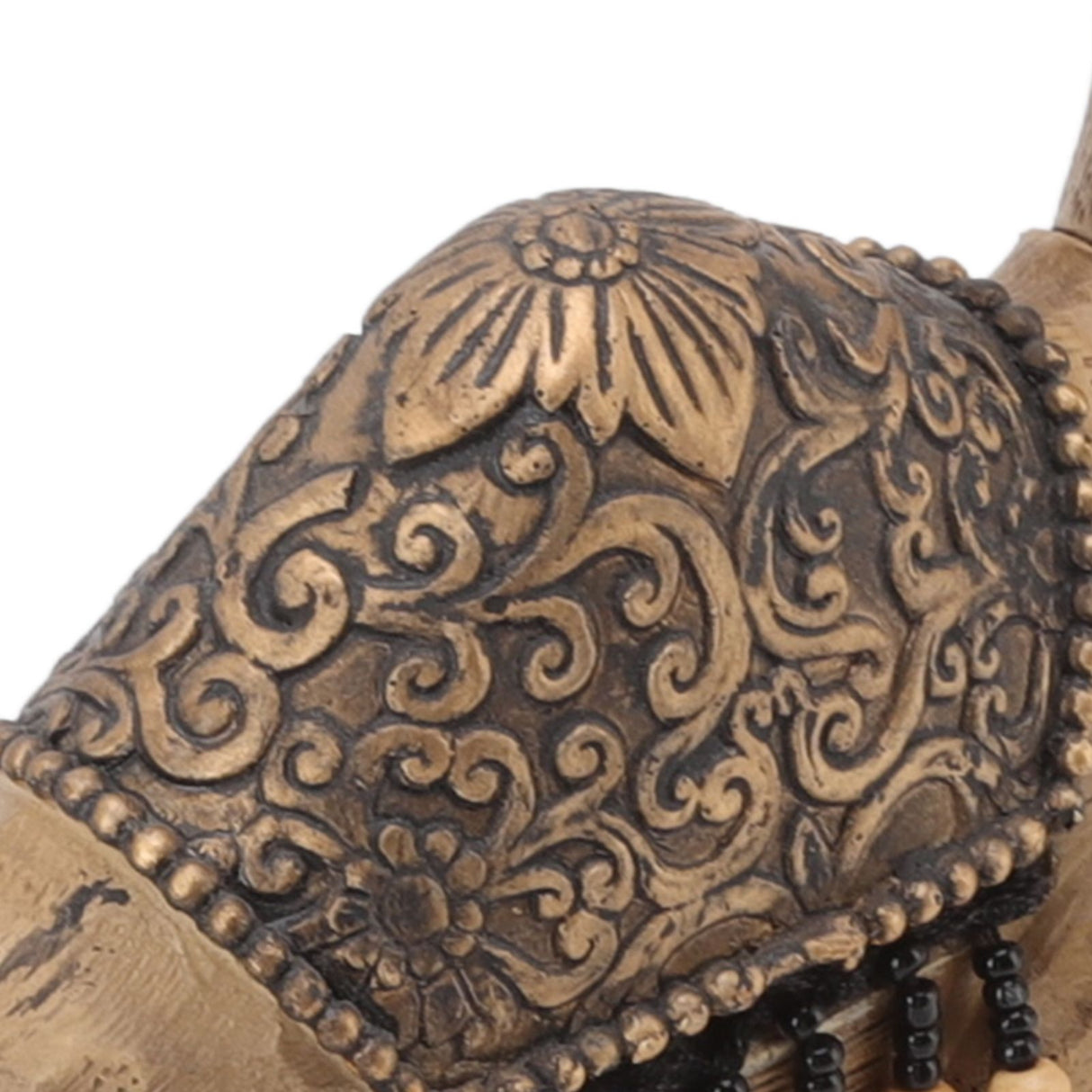 Camel Statue Durable Resin Flat Bottom Retro Style Exquisite Luster Camel Ornament for Home Office Decoration