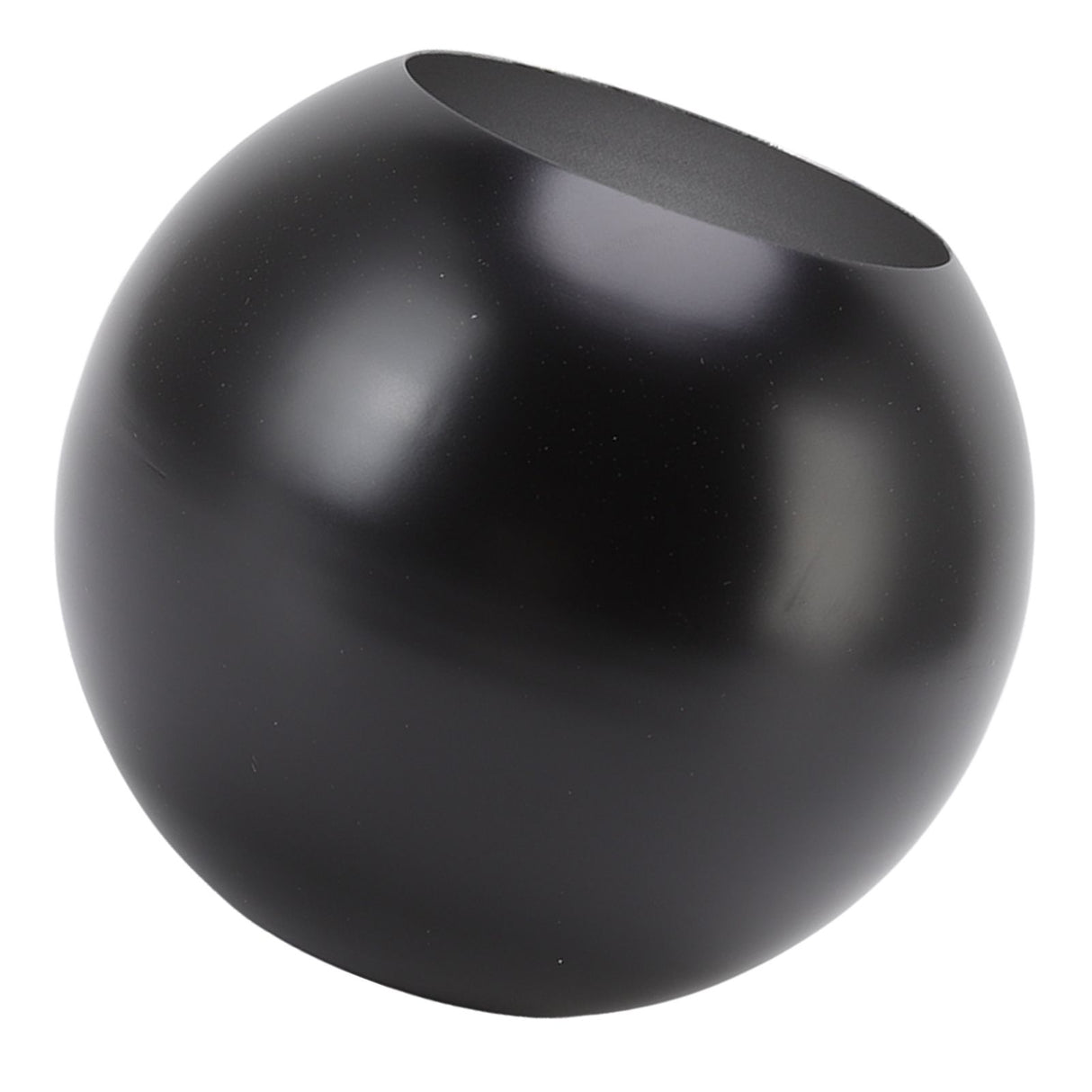 Round Vase Nordic Style Modern Stainless Steel Small Flower Vase Ornament Living Room Office Table Decoration Matte Black