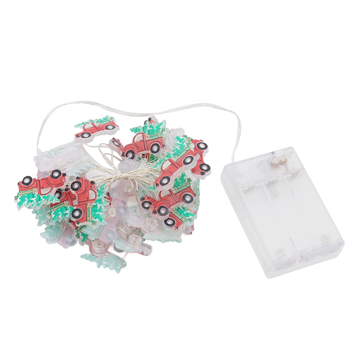 Christmas Tree Farmhouse Truck String Lights Lightweight Christmas Red Truck Fairy Lights for Christmas Decoration