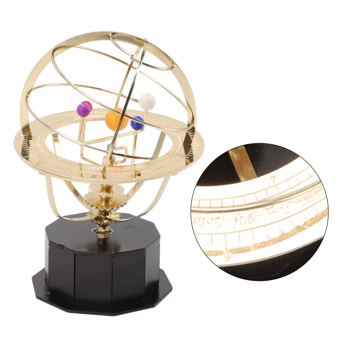 Grand Orrery Model of The Solar System Metal Solar System Model Decoration for Teenagers
