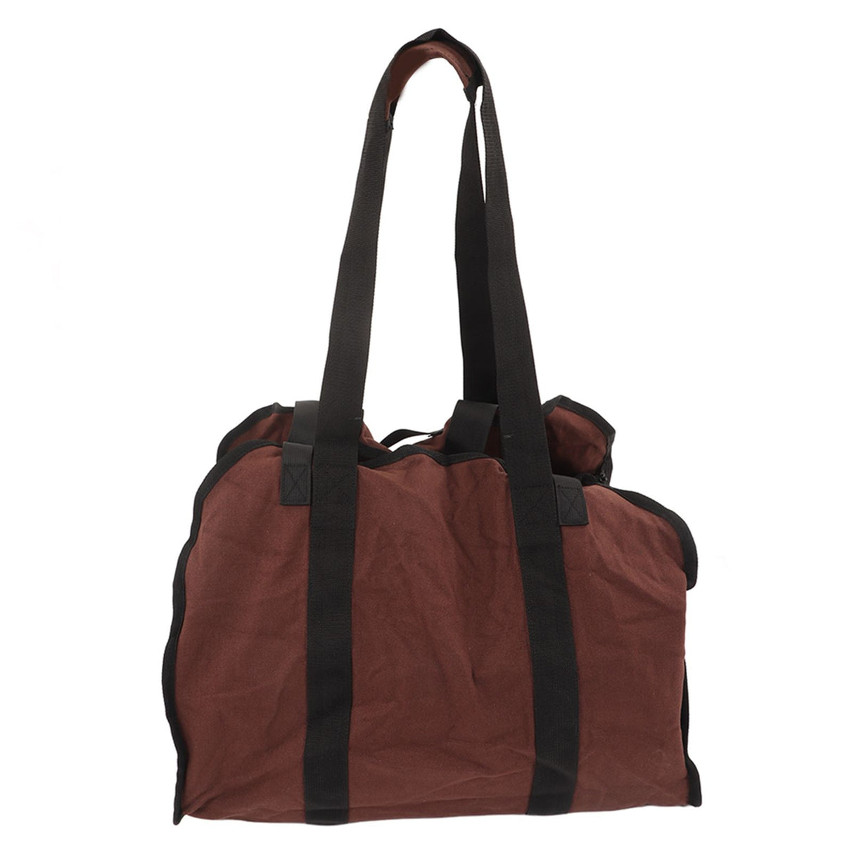 Firewood Bag Large Capacity Heavy Duty Wearable Canvas Outdoor Firewood Carrier for Camping Picnics BBQ