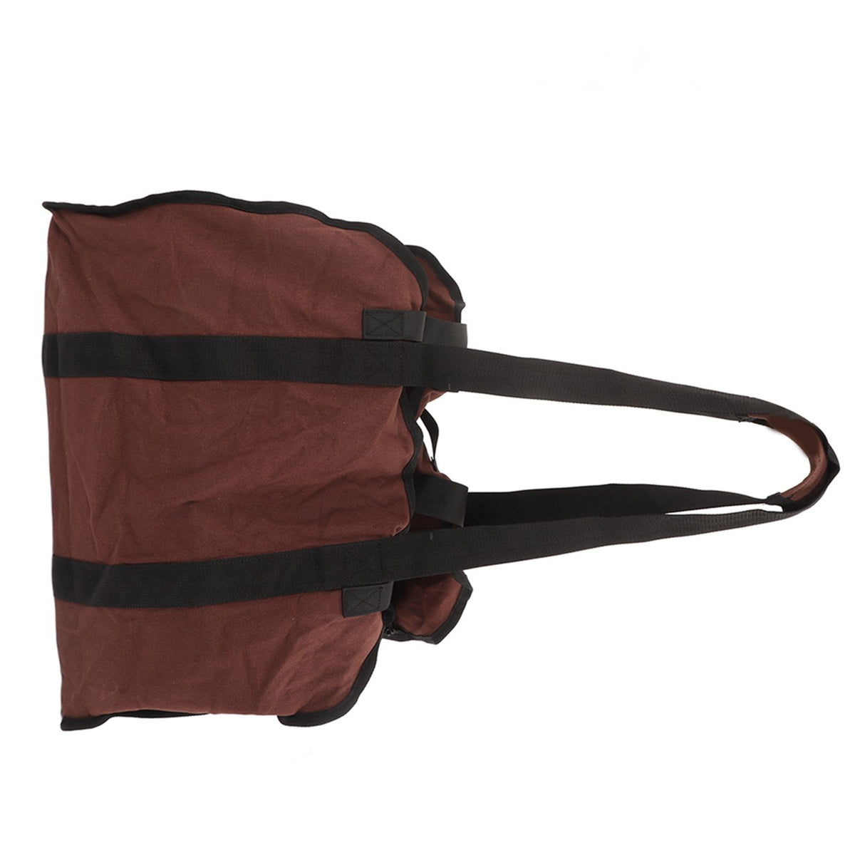 Firewood Bag Large Capacity Heavy Duty Wearable Canvas Outdoor Firewood Carrier for Camping Picnics BBQ
