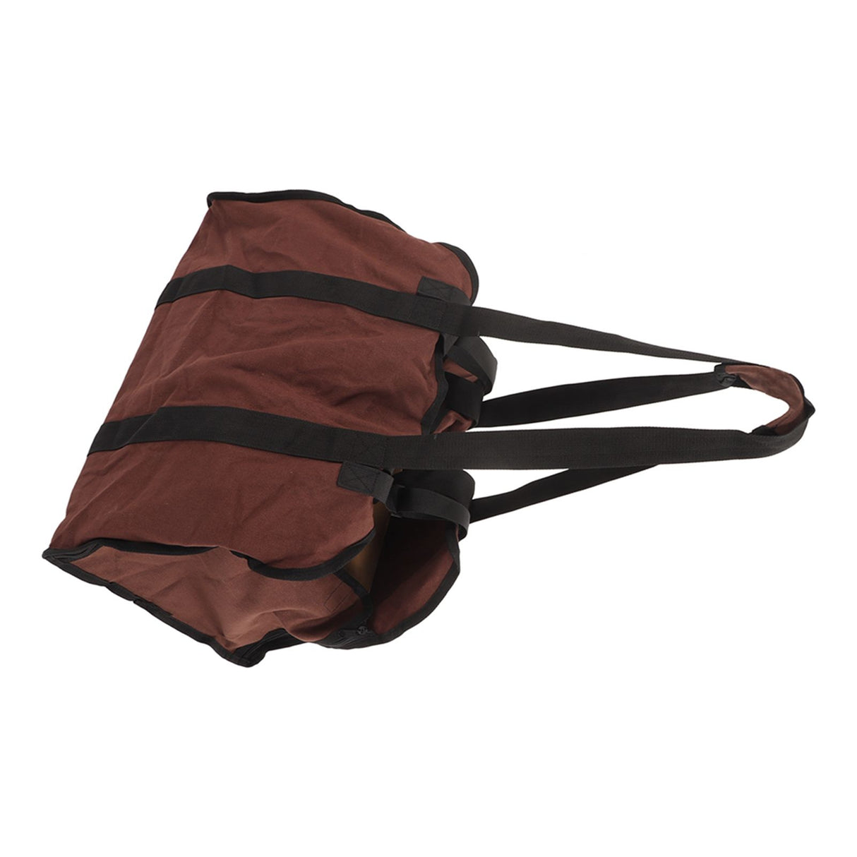 Firewood Bag Large Capacity Heavy Duty Wearable Canvas Outdoor Firewood Carrier for Camping Picnics BBQ