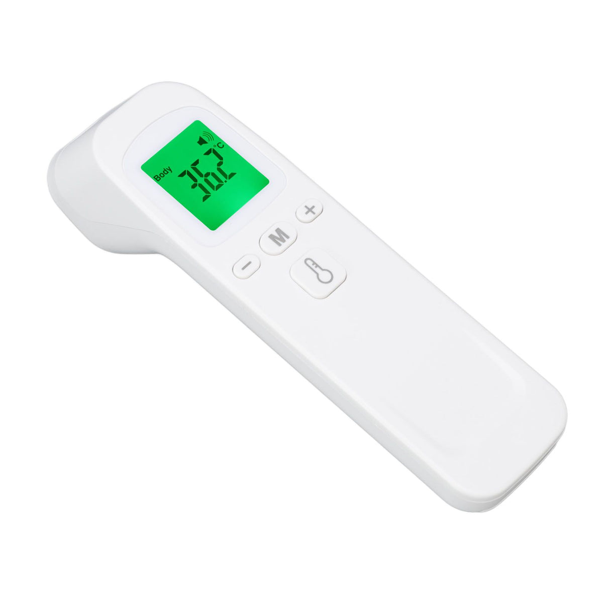 Forehead Thermometer White Electric Digital Touchless Infrared Thermometer for Hospital
