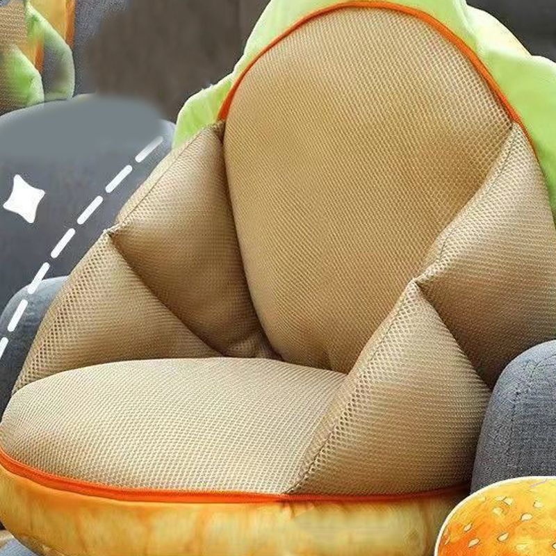 Hamburger Throw Pillow Multi Purpose Plush and PP Cotton Back Pillow for Valentine's Day Birthday Gift Toy Type 1 40cm/15.7in