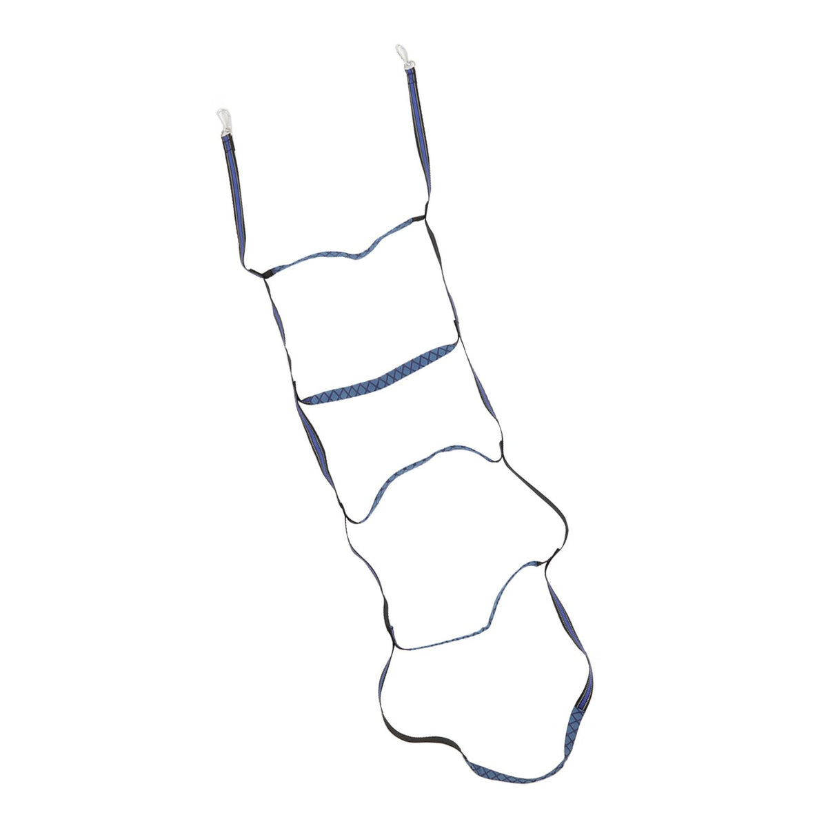 Boat Marine Rope Ladder Boarding Rope Ladder for Inflatable Boat Kayak Motorboat Canoeing Blue 5 Stairs