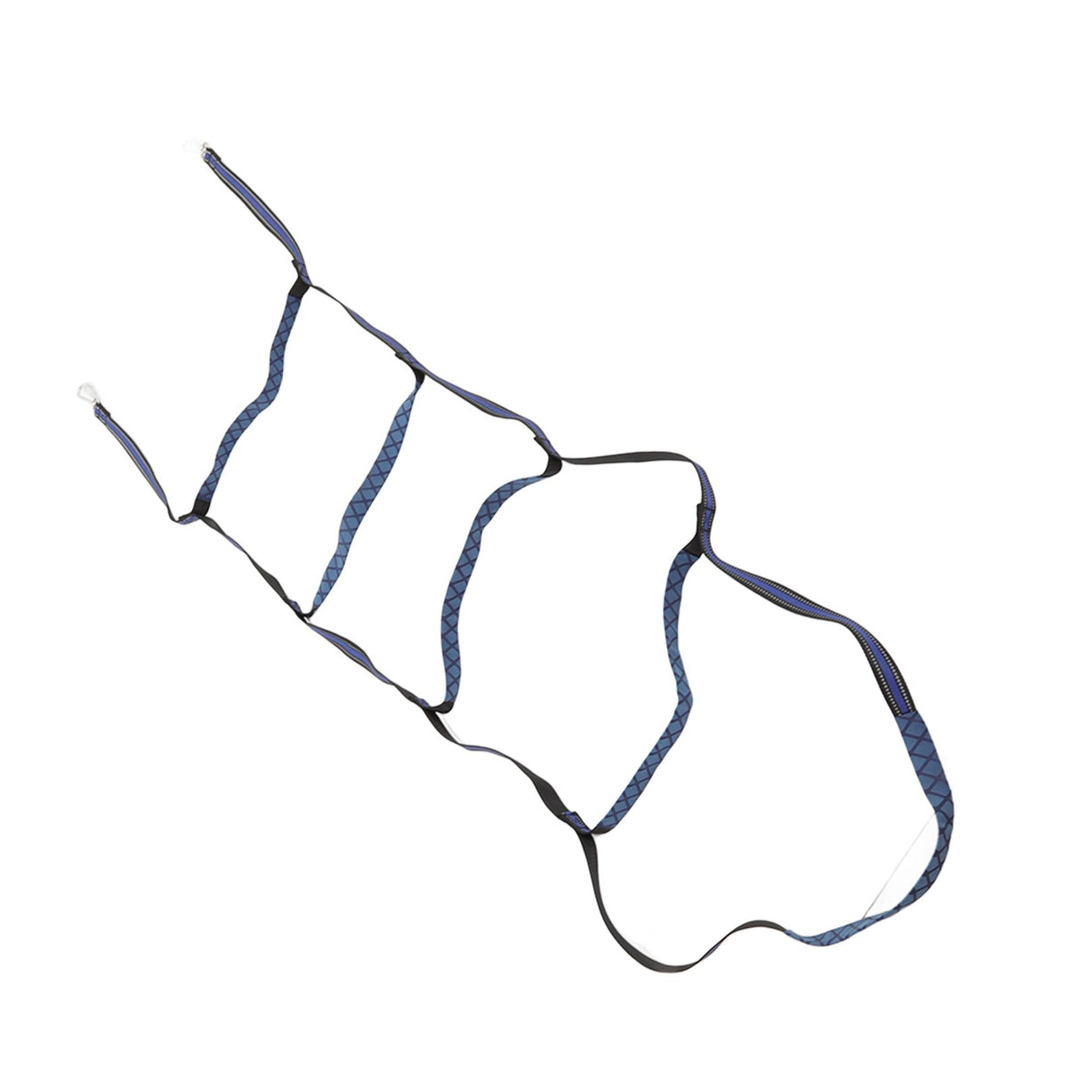 Boat Marine Rope Ladder Boarding Rope Ladder for Inflatable Boat Kayak Motorboat Canoeing Blue 5 Stairs