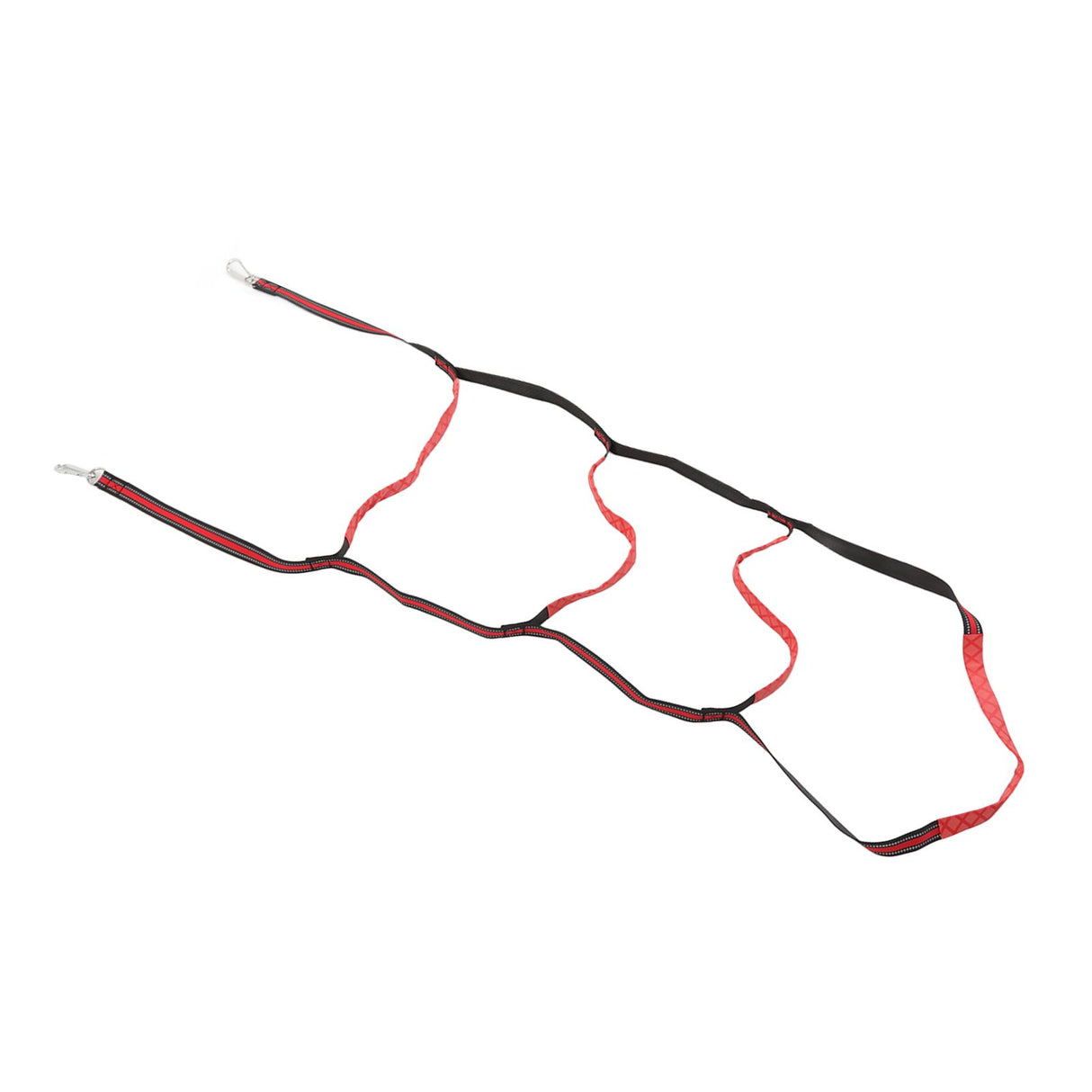 Boat Marine Rope Ladder Boarding Rope Ladder for Inflatable Boat Kayak Motorboat Canoeing Red 4 Stairs
