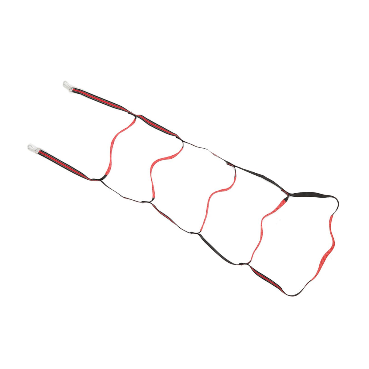 Boat Marine Rope Ladder Boarding Rope Ladder for Inflatable Boat Kayak Motorboat Canoeing Red 5 Stairs