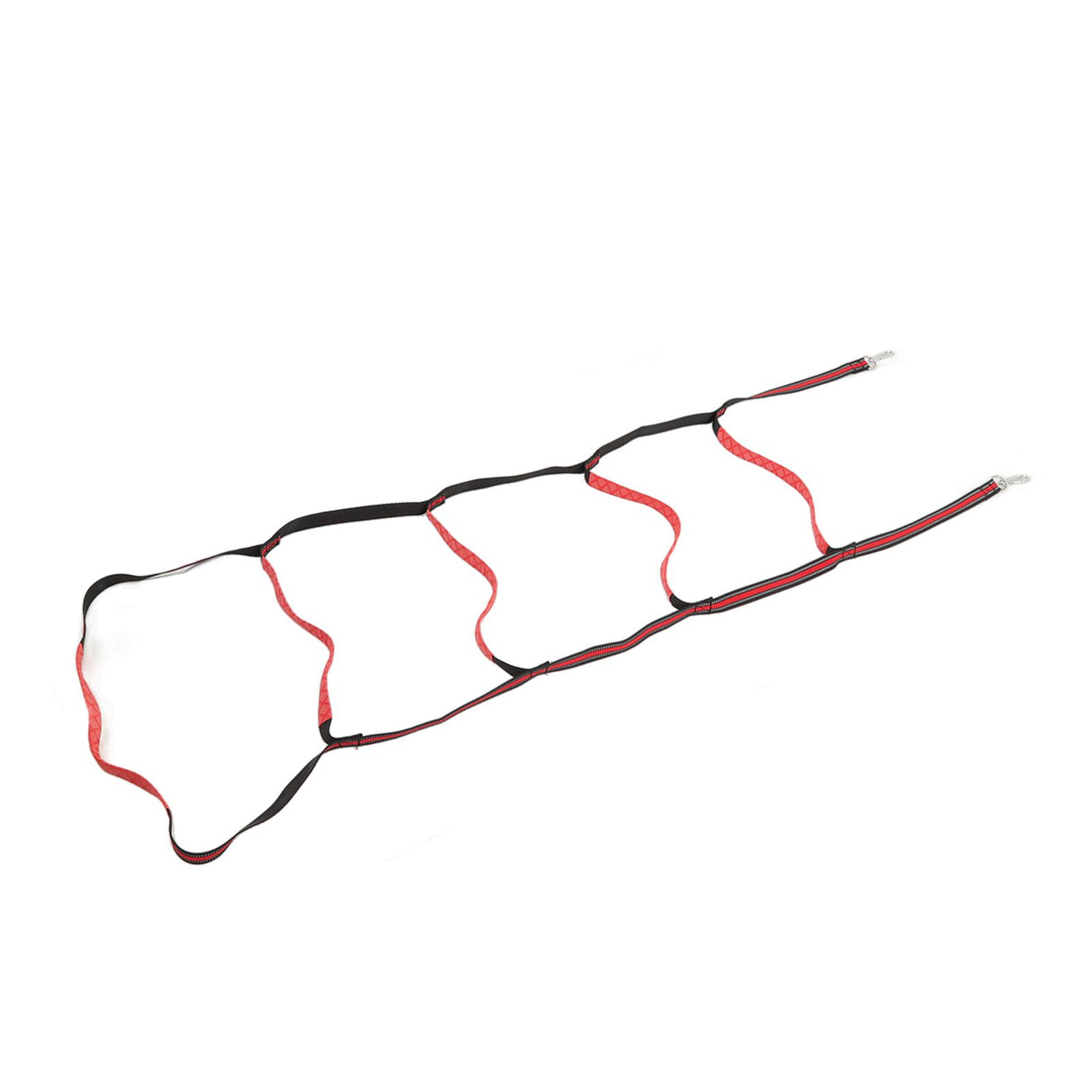 Boat Marine Rope Ladder Boarding Rope Ladder for Inflatable Boat Kayak Motorboat Canoeing Red 5 Stairs