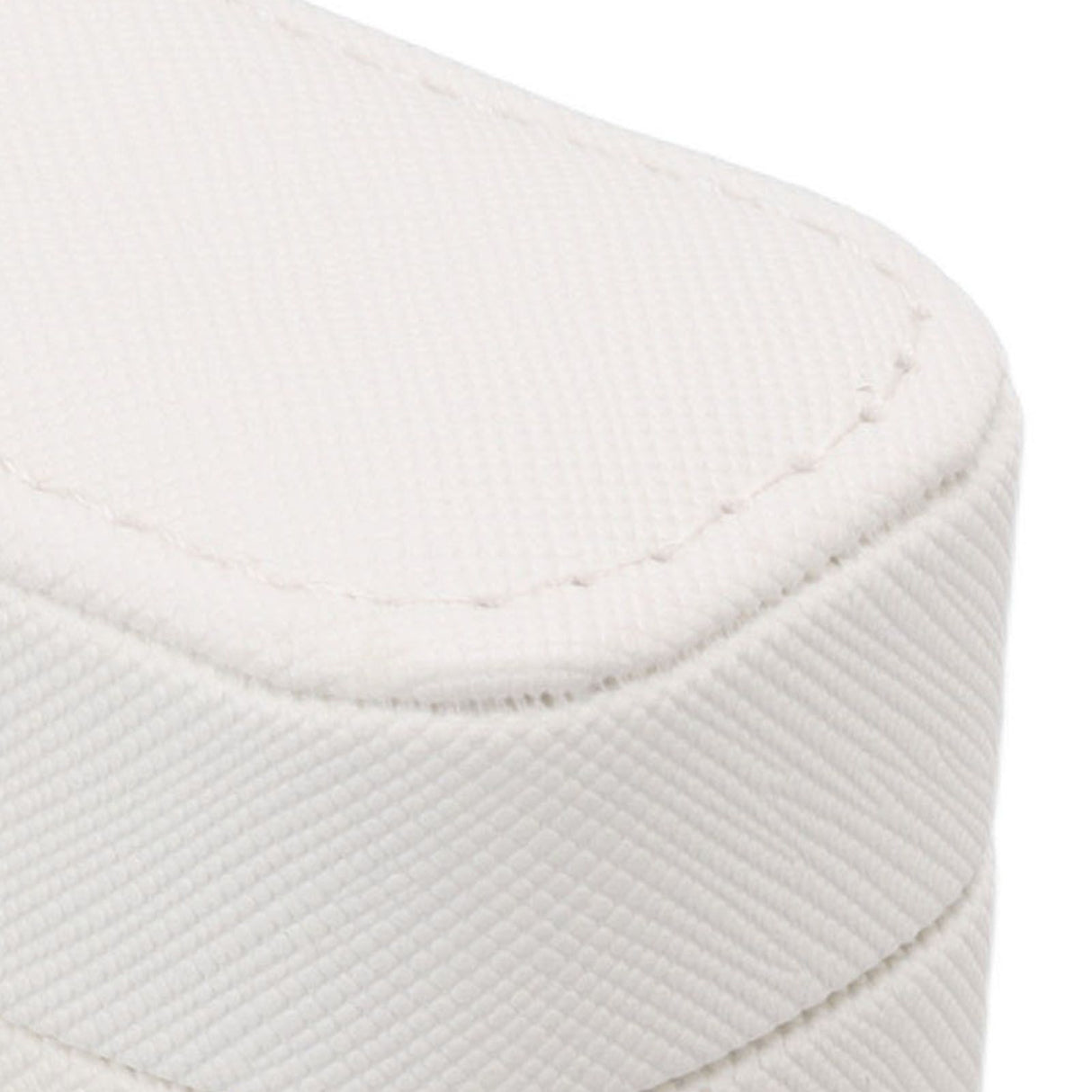 Mini Ring Storage Box PU Leather Small Jewelry Box Organizer Small Travel Earring Case White
