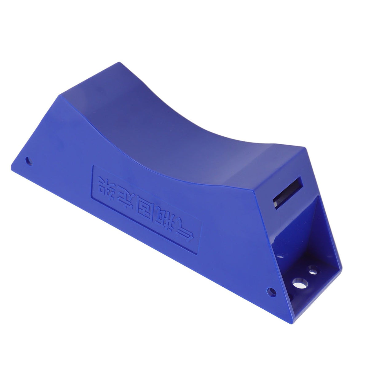 Gas Cylinder Holder Plastic Cylinder Wall Mounted Fixed Bracket with Expansion Screw Safety Strap Blue
