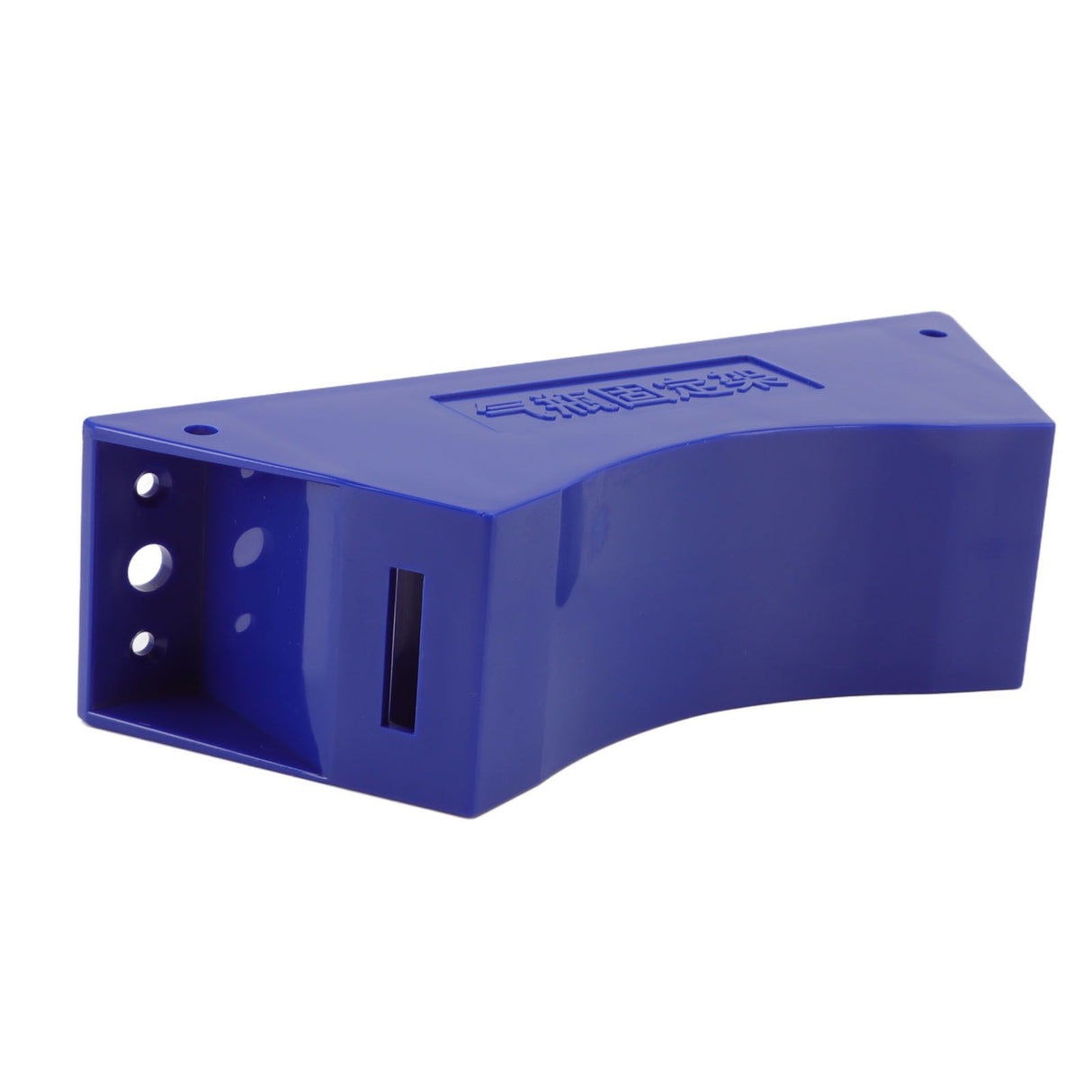 Gas Cylinder Holder Plastic Cylinder Wall Mounted Fixed Bracket with Expansion Screw Safety Strap Blue