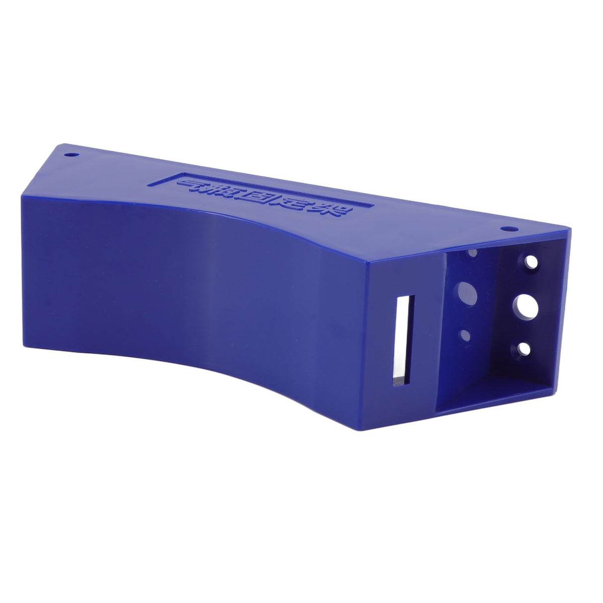 Gas Cylinder Holder Plastic Cylinder Wall Mounted Fixed Bracket with Expansion Screw Safety Strap Blue