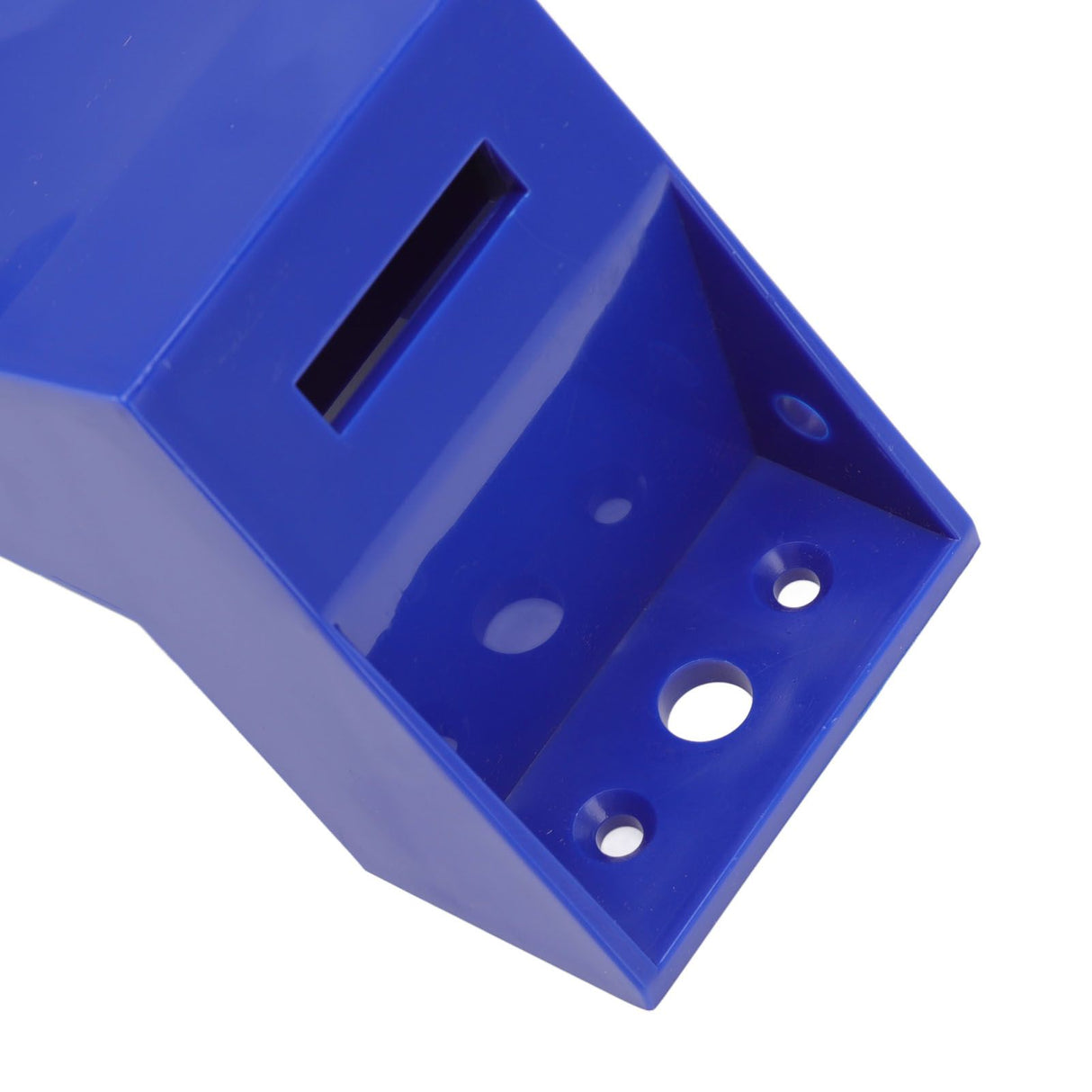Gas Cylinder Holder Plastic Cylinder Wall Mounted Fixed Bracket with Expansion Screw Safety Strap Blue