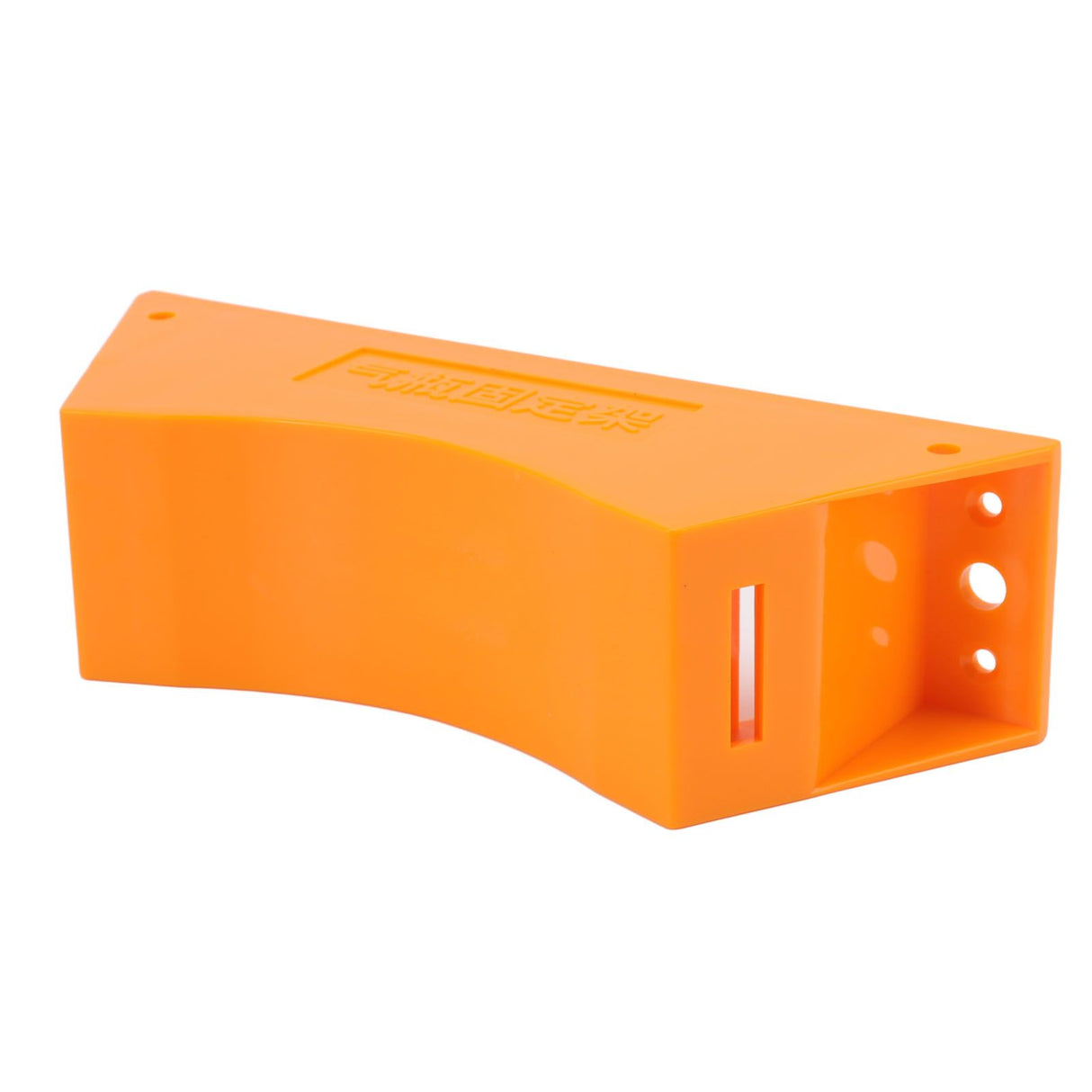 Gas Cylinder Holder Plastic Cylinder Wall Mounted Fixed Bracket with Expansion Screw Safety Strap Orange