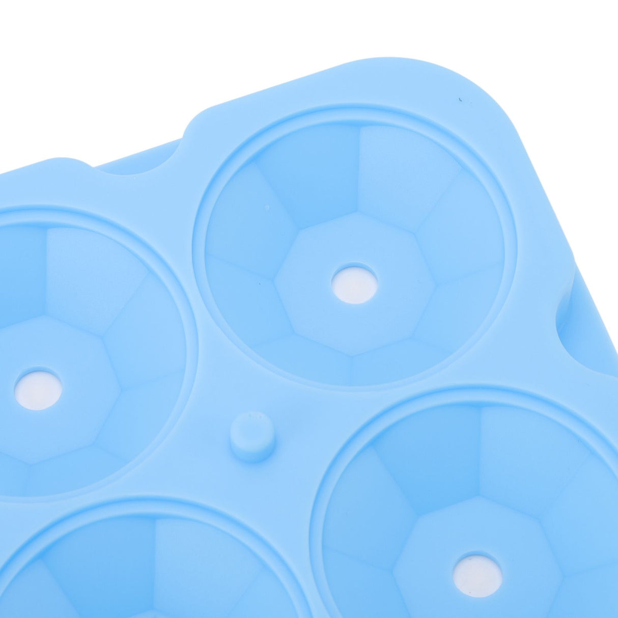 4 Hole Diamond Shaped Ice Cube Mold Silicone Ice Cube Trays for Cake Molds DIY Chocolate Candy Blue
