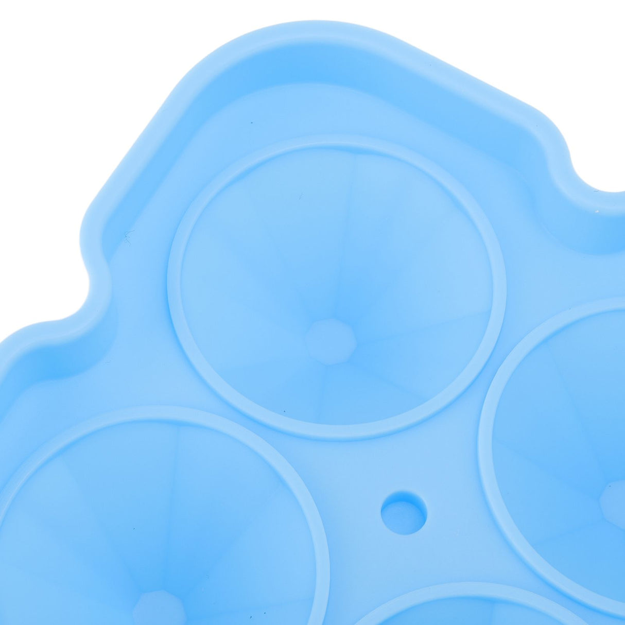 4 Hole Diamond Shaped Ice Cube Mold Silicone Ice Cube Trays for Cake Molds DIY Chocolate Candy Blue