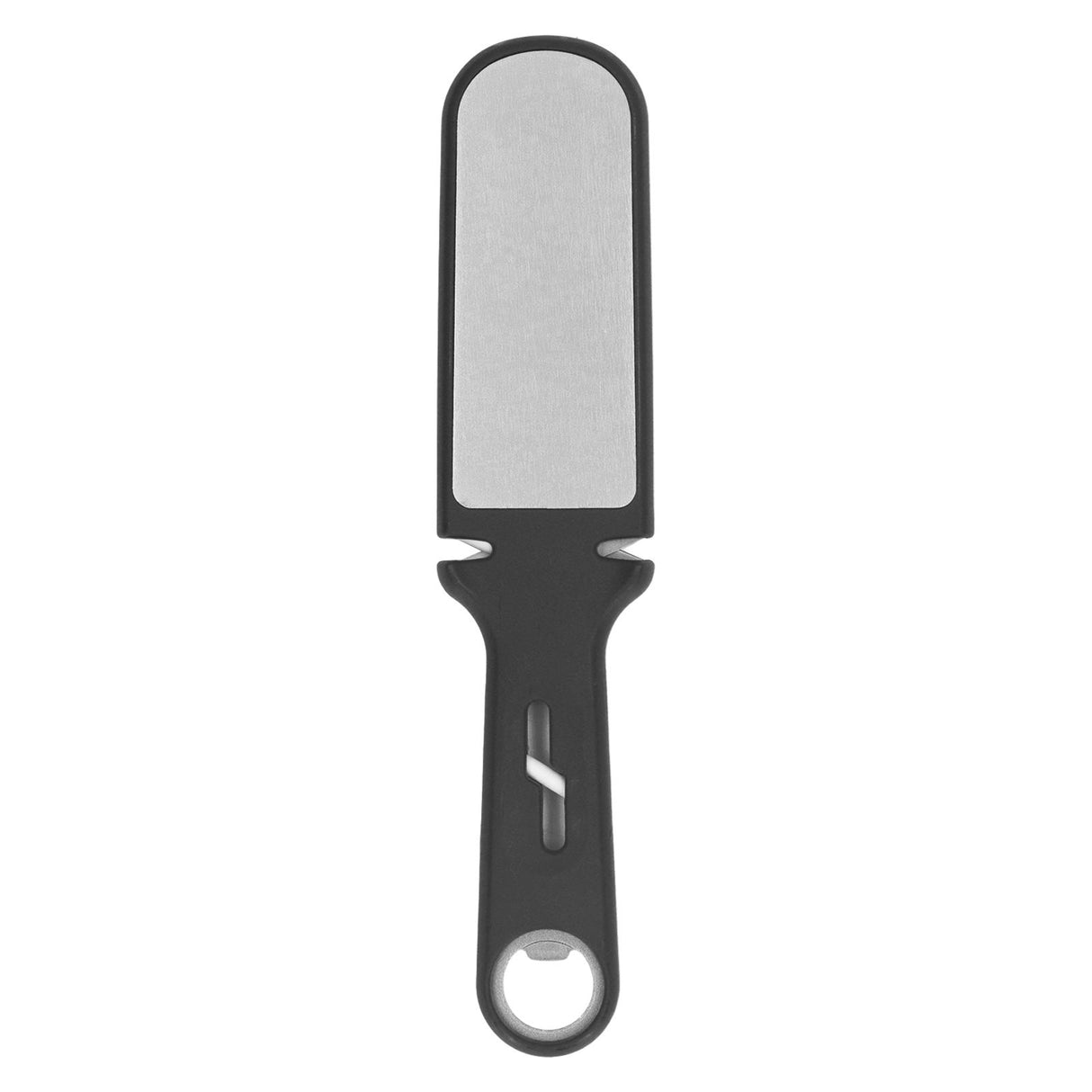 Double Sided Knife Sharpener 6 in 1 Multifunction Portable Knife Sharpening Stone for Kitchen Camping Black