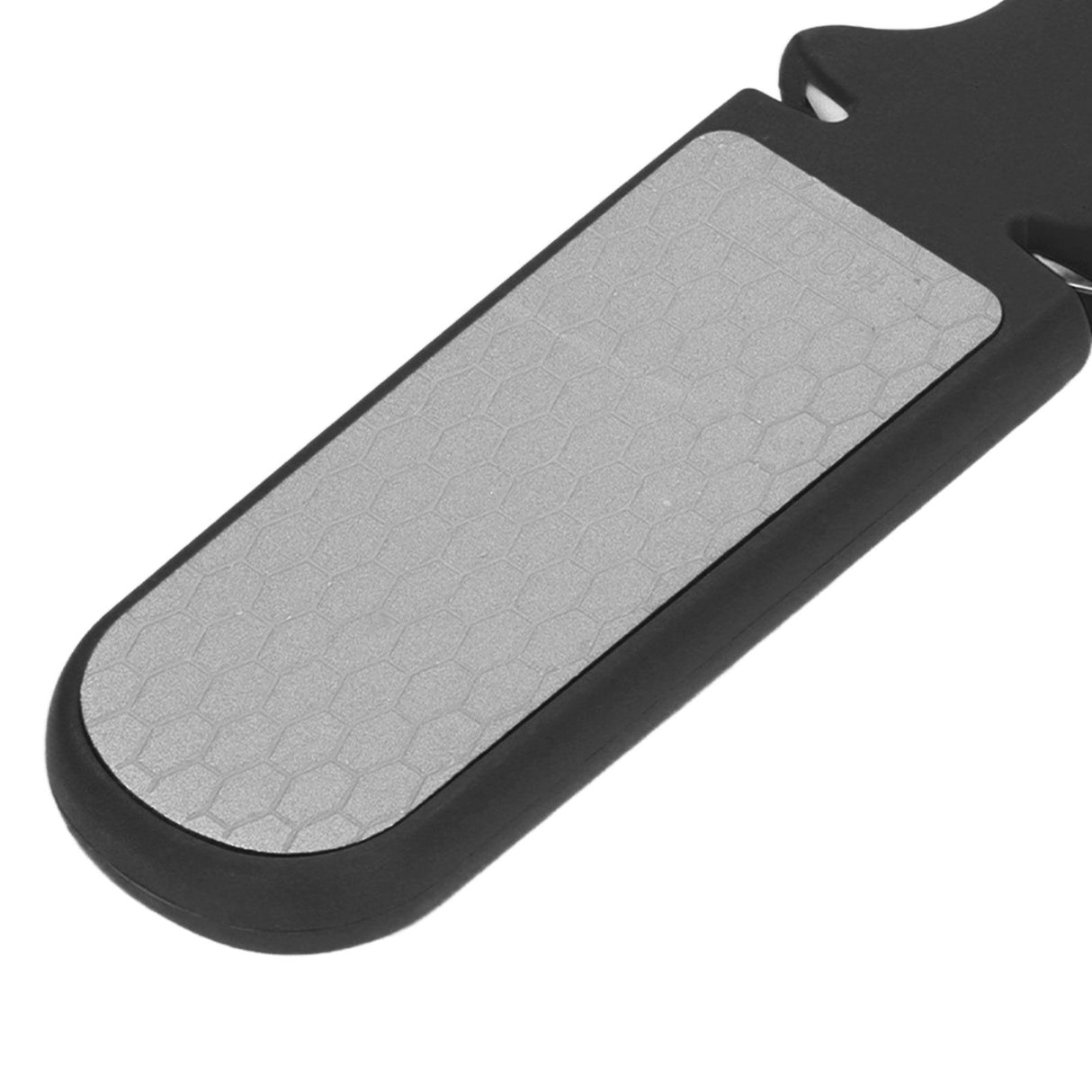 Double Sided Knife Sharpener 6 in 1 Multifunction Portable Knife Sharpening Stone for Kitchen Camping Black