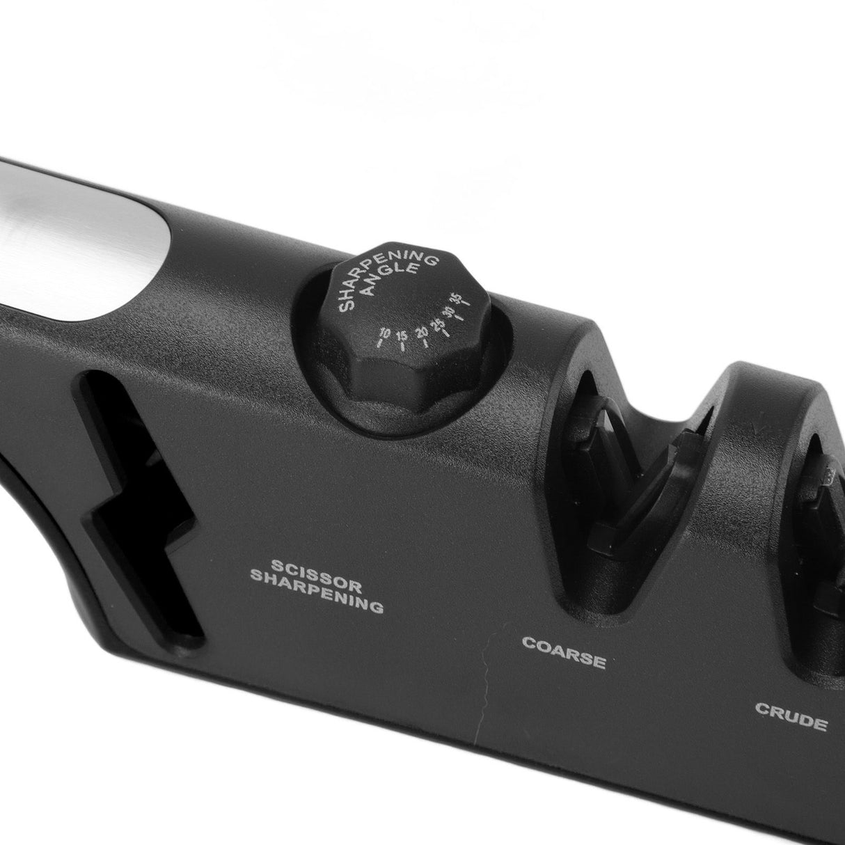 Knife Sharpener Diamond Black Ergonomic Multifunctional Adjustable 3 Stages Kitchen Tool Black