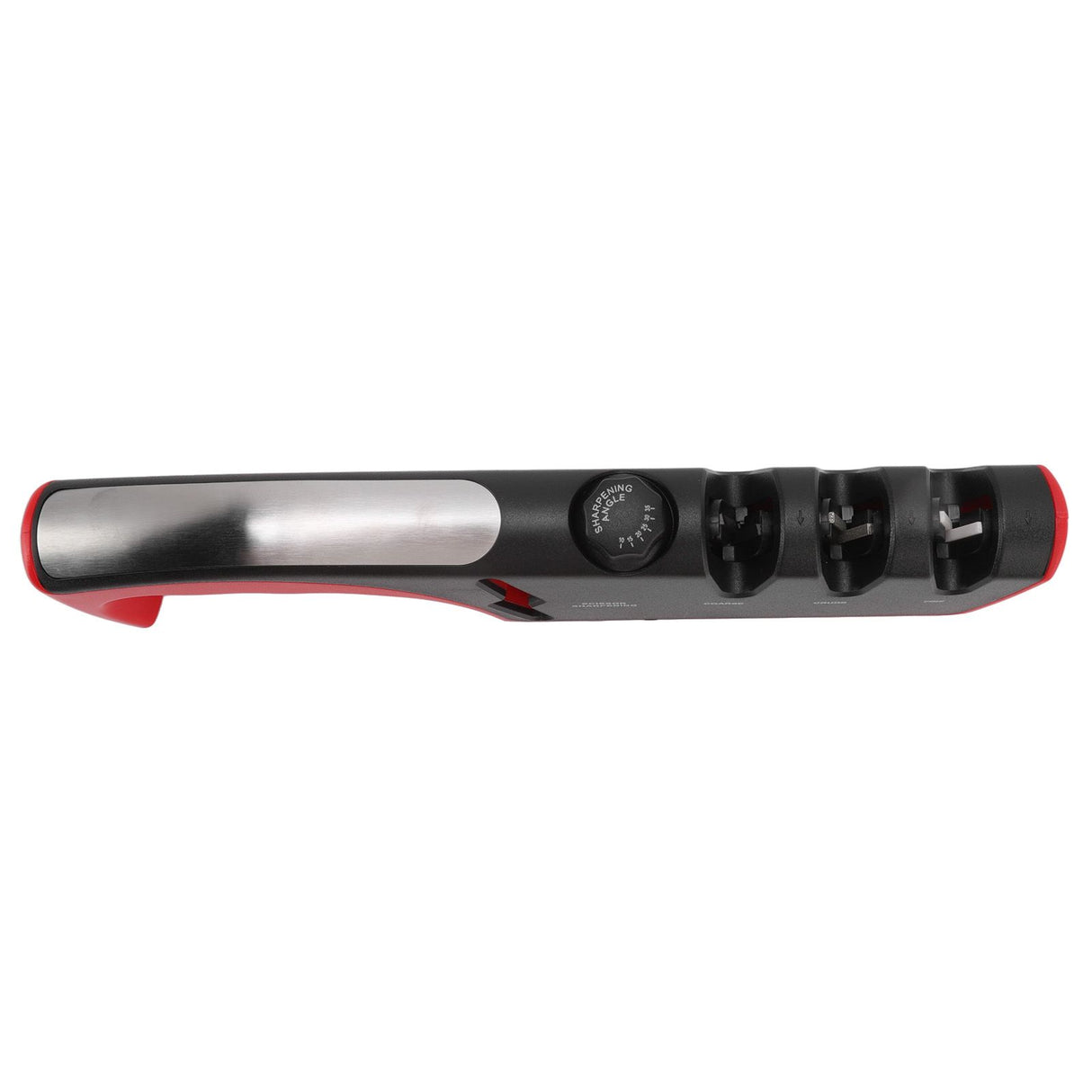 Knife Sharpener Diamond Black Ergonomic Multifunctional Adjustable 3 Stages Kitchen Tool Red