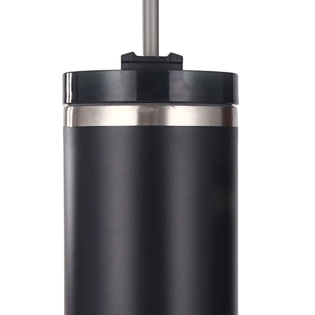 Stainless Steel Vacuum Insulated Tumbler with Straw Polished Glossy Keeps Hot Cold Car Vacuum Insulated Cup Black 20oz