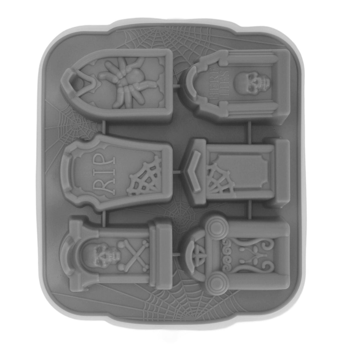 Ice Cube Silicone Cake Candy Chocolate Ice Cube Maker Tray Party Supplies for Halloween Grey