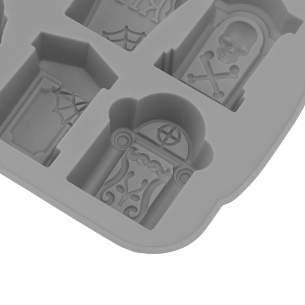 Ice Cube Silicone Cake Candy Chocolate Ice Cube Maker Tray Party Supplies for Halloween Grey