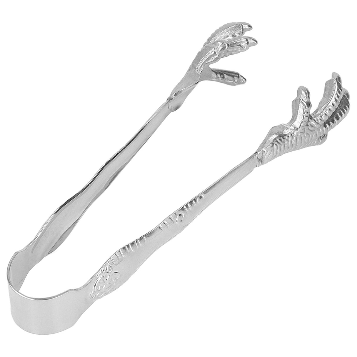Eagle Claw Style Ice Tongs Food Grade Stainless Steel Prevents Slipping Ice Tongs for Home Bar Sugar Cubes Ice Cubes