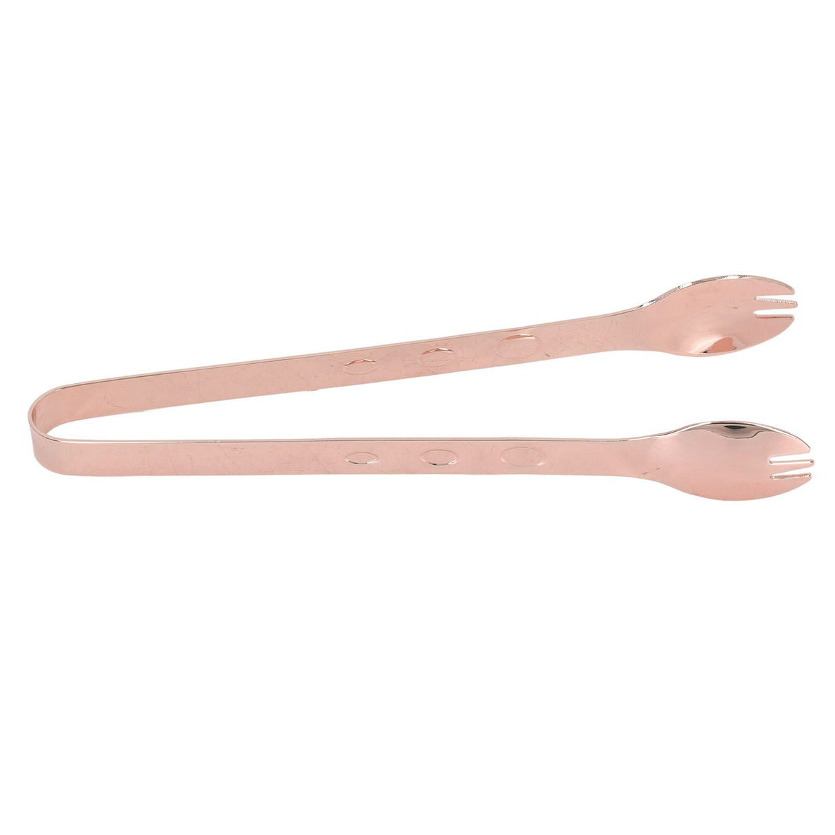 Stainless Steel Ice Tongs Food Grade Prevents Slipping Sugar Food Kitchen Tweezers for Household Foods Copper Plated