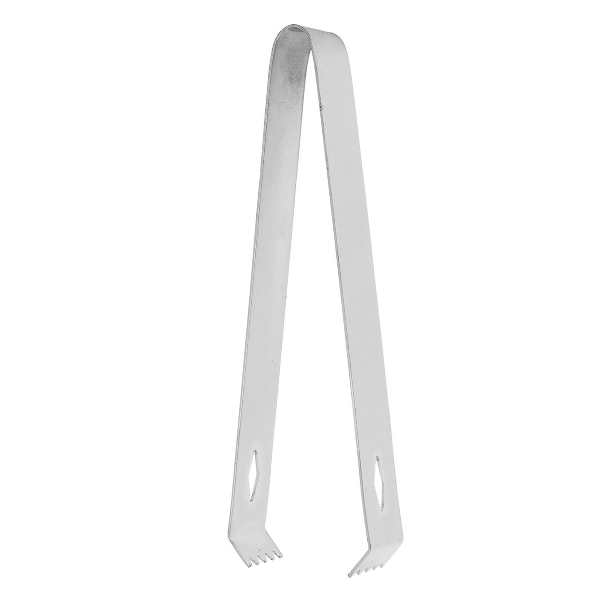 Cocktail Tong Thickened Rhombus Stainless Steel Food Ice Sugar Cube Tong for Bar Mirror Reflection