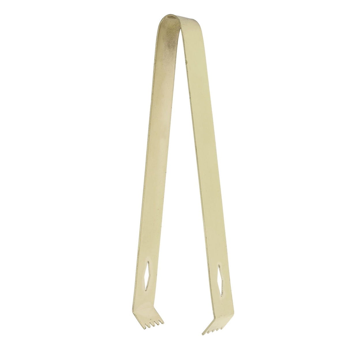 Cocktail Tong Thickened Rhombus Stainless Steel Food Ice Sugar Cube Tong for Bar Gold Plating