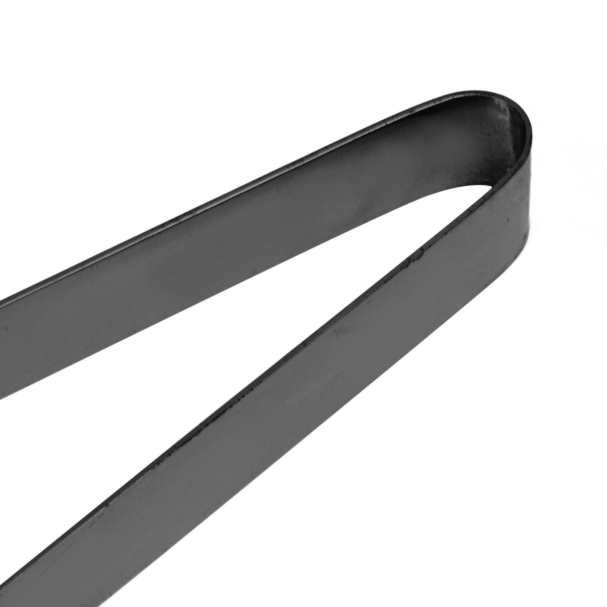 Cocktail Tong Thickened Rhombus Stainless Steel Food Ice Sugar Cube Tong for Bar Black Plating