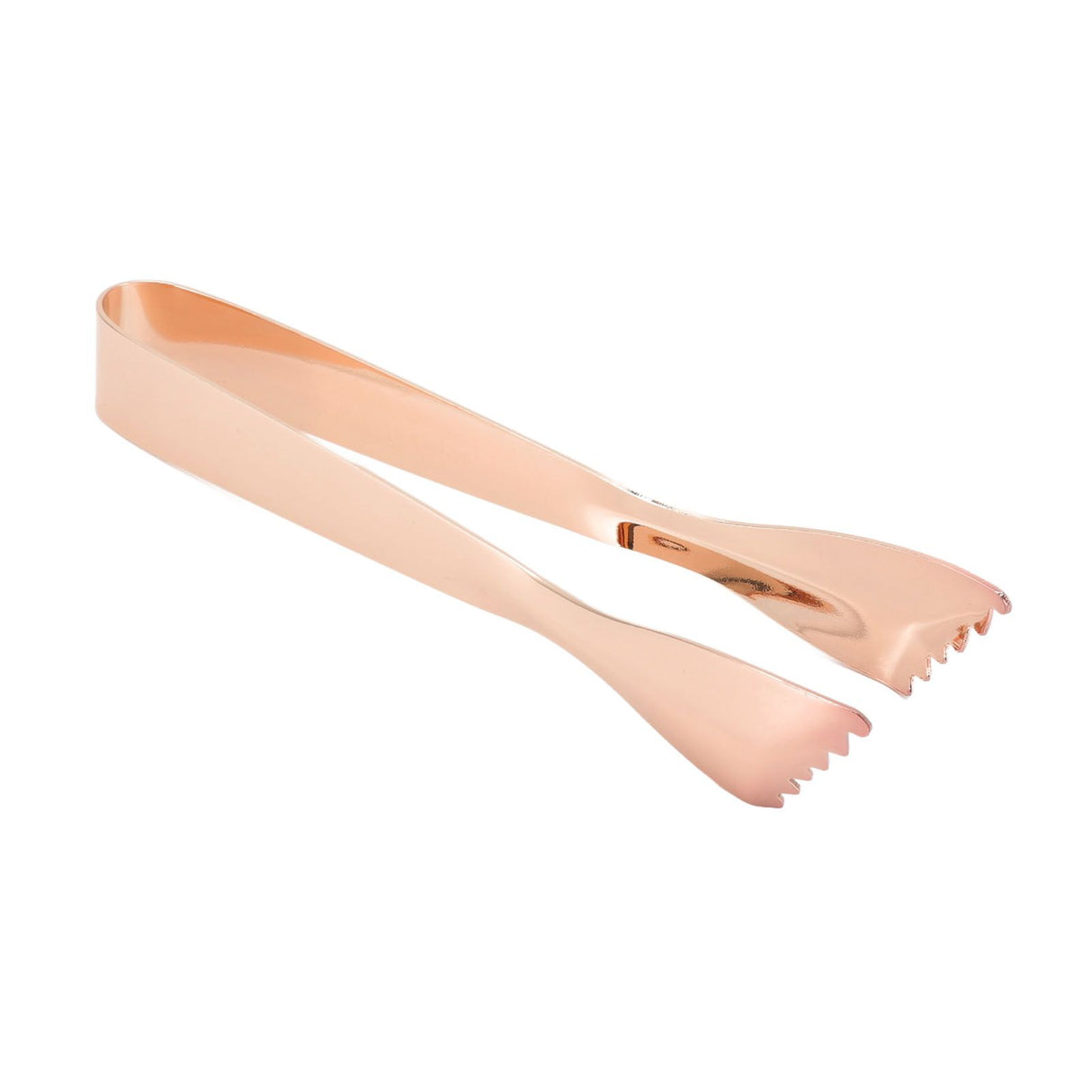 Ice Tongs Food Grade Thicken Stainless Steel Prevents Slipping Sugar Food Tweezers for Home Kitchen Bar Copper Plated