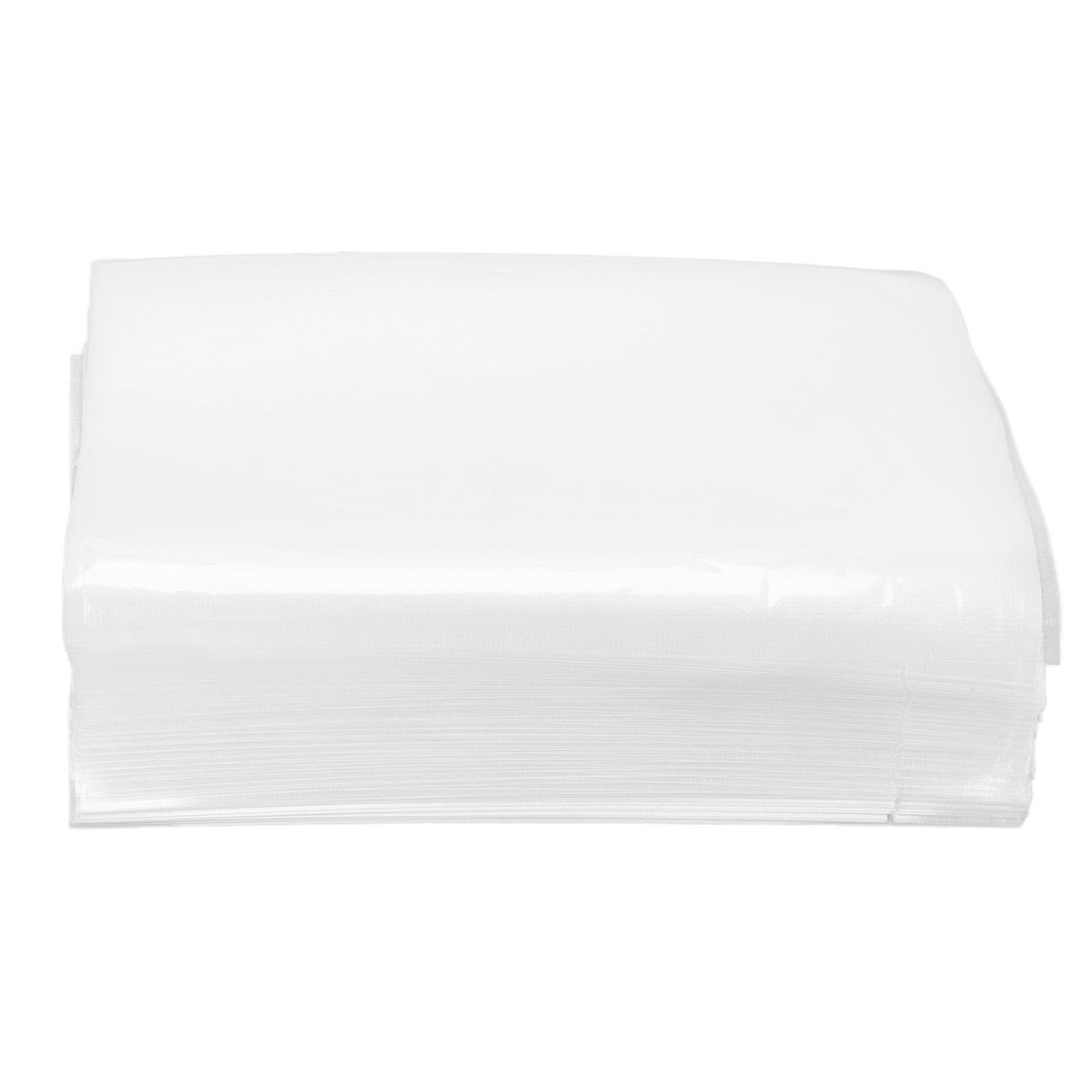 100pcs Textured Vacuum Bag Mesh Roll Food Packaging Bag Vacuum Sealer Bags for Vegetable Fruit Storage 17x25cm