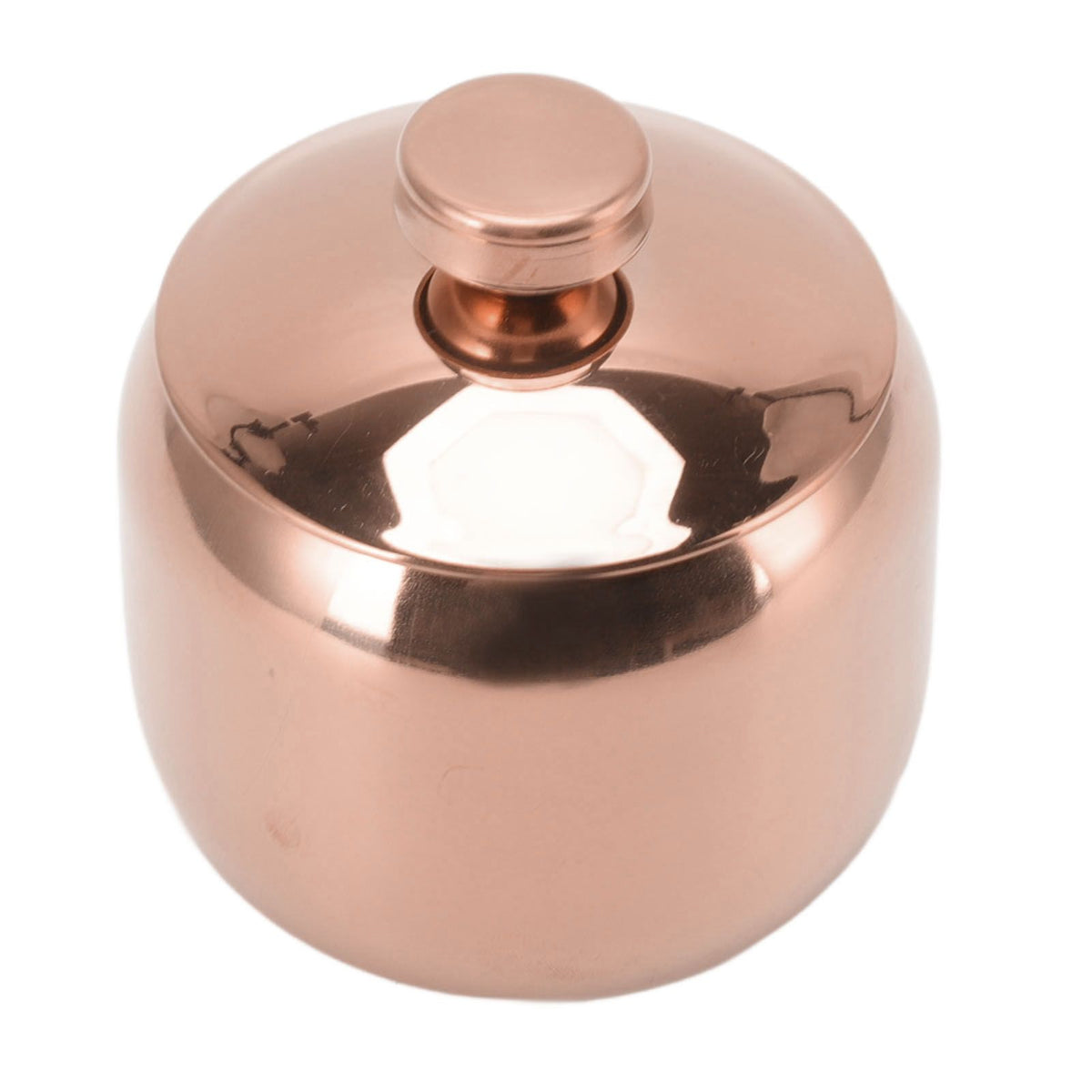 Stainless Steel Gold Seasoning Condiment Pot Spice Salt Sugar Pepper Container Jar Storage Organizer with Lid Rose Gold
